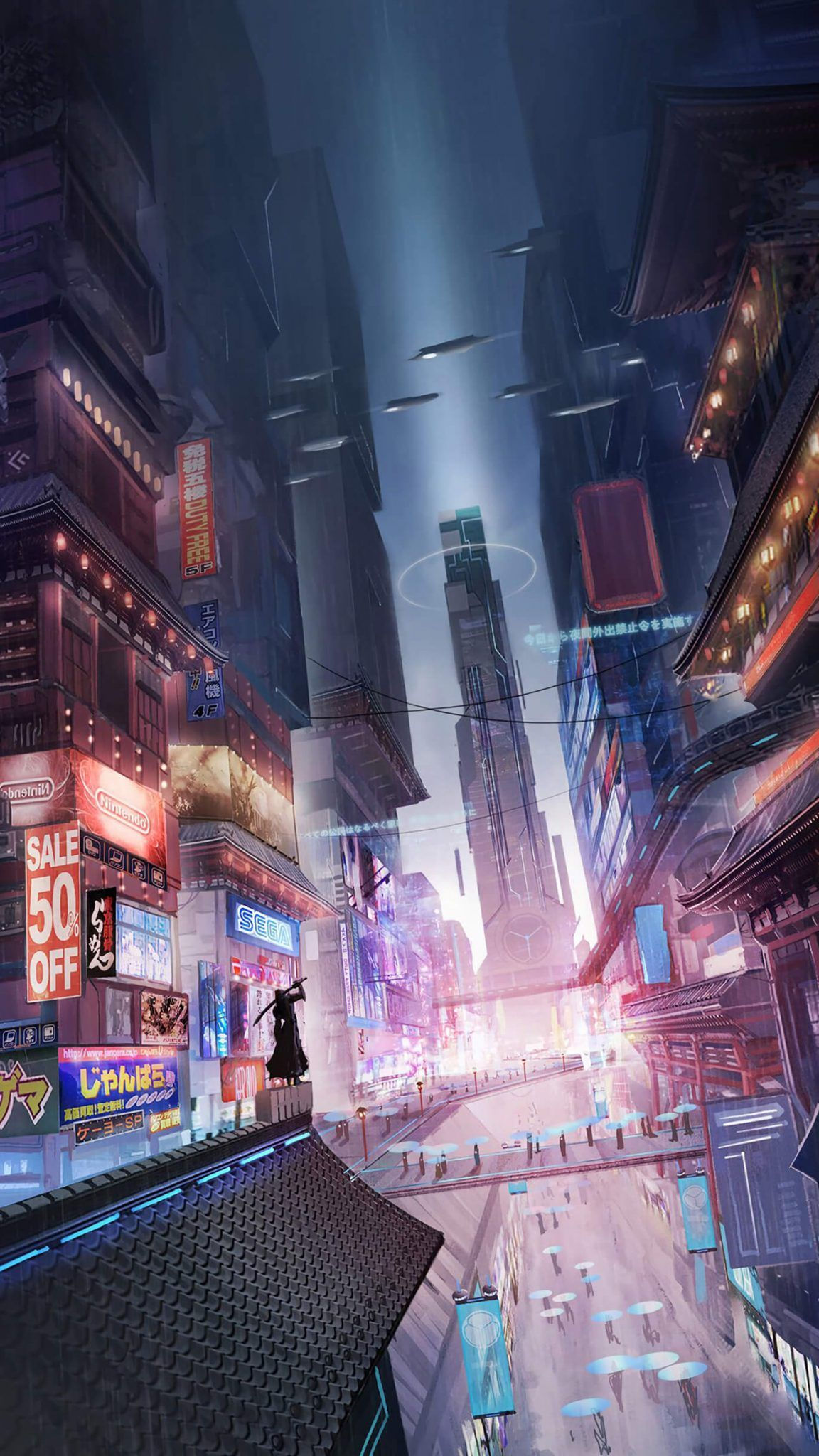 Wallpaper #LH2f9I4Bnwiau_P6BRBb49 Cyberpunk Art HD Phone Wallpapers Ideasdonuts Sci Fi Wallpaper City