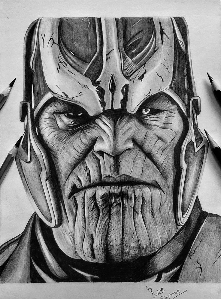 Wallpaper #s5x74ZIBZHQxiYarI7ur301 Update 69 Pencil Sketch of Thanos Seveneduvn