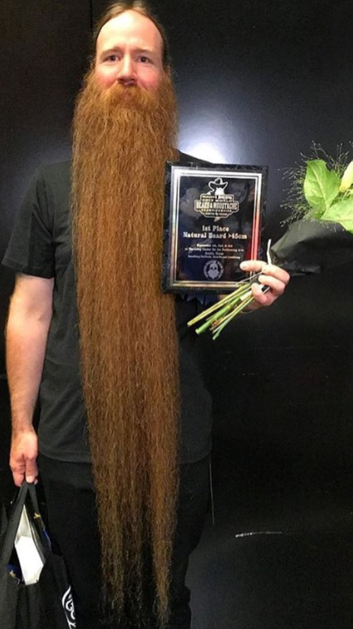 Wallpaper #wjETNpMB5zzyi_yYflje293 Worlds Longest Beard at the 2017 World Beard Competition in Austin