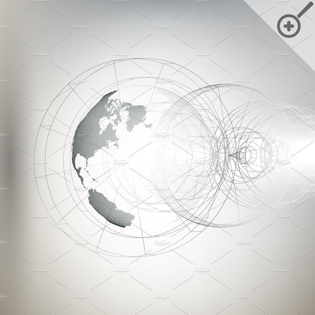 Wallpaper #BGcT6pIBSpphPi3-TUVE214 Abstract 3D Dotted World Globes 3D World Globe World Globes Abstract