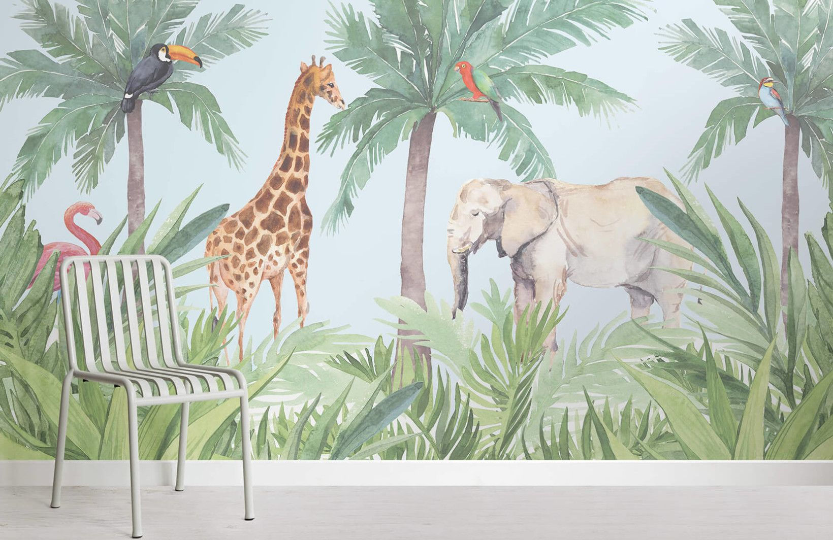 Wallpaper #qH1T8o4Bnwiau_P62QsV25 Papier Peint Paradis Cache Murals Wallpaper Animal Mural Nursery