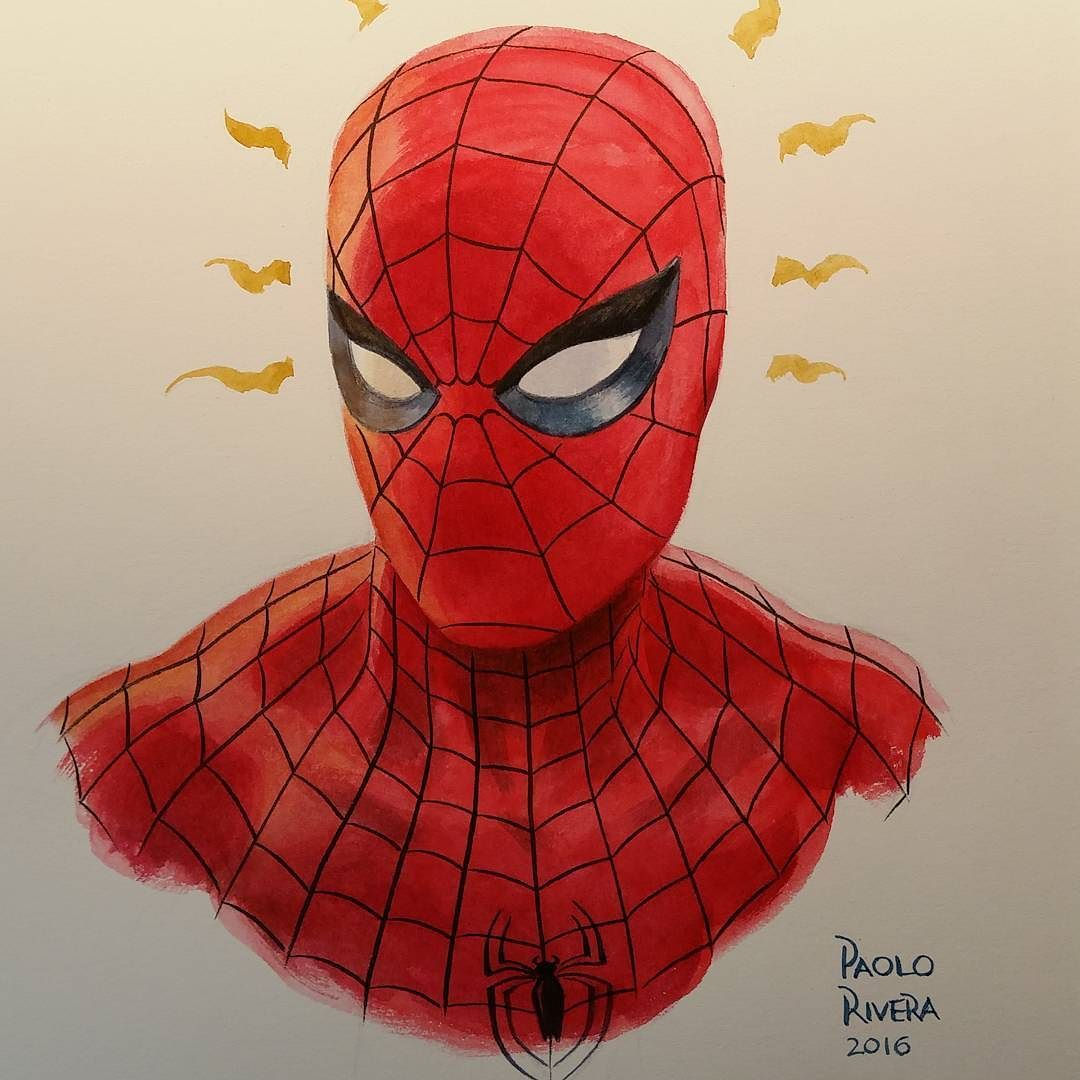Wallpaper #H3PAho4BFI5NbQksWSCp48 Paolo Rivera Spiderman Art Spiderman Superhero Art