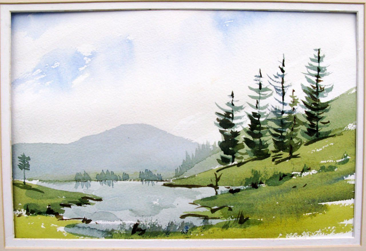 Wallpaper #BWgvFZMBSpphPi3-Zwec185 Your First Landscape Watercolor Landscape Paintings Landscape