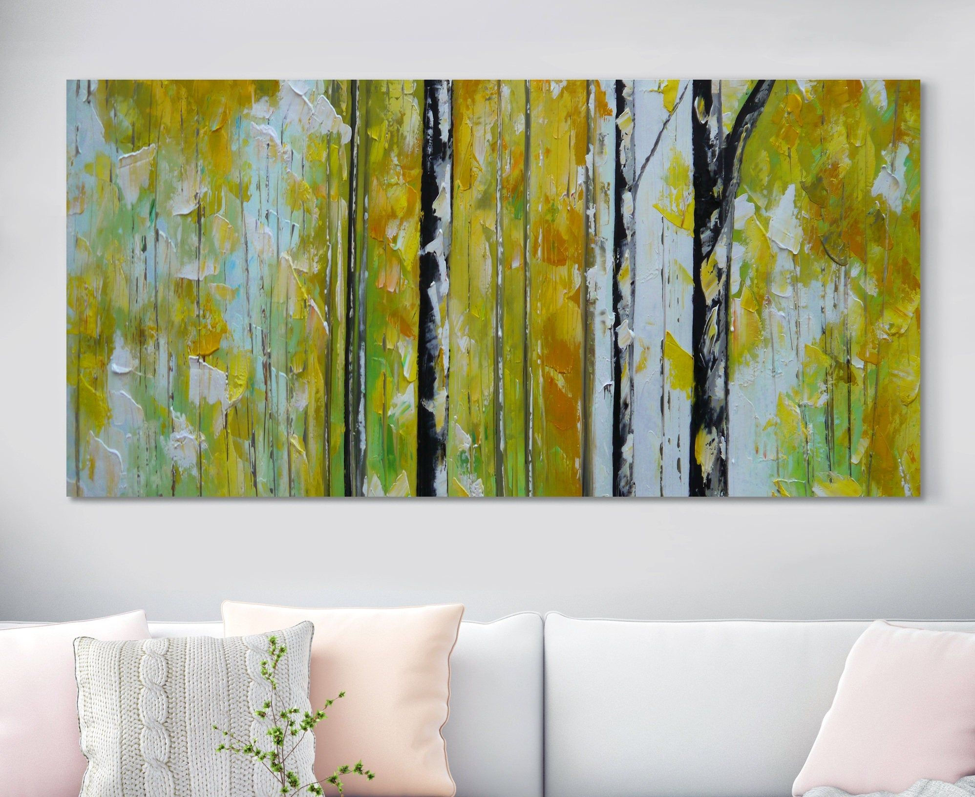 Wallpaper #02714 Three New Very Large Tree Paintings Rich Gane Art