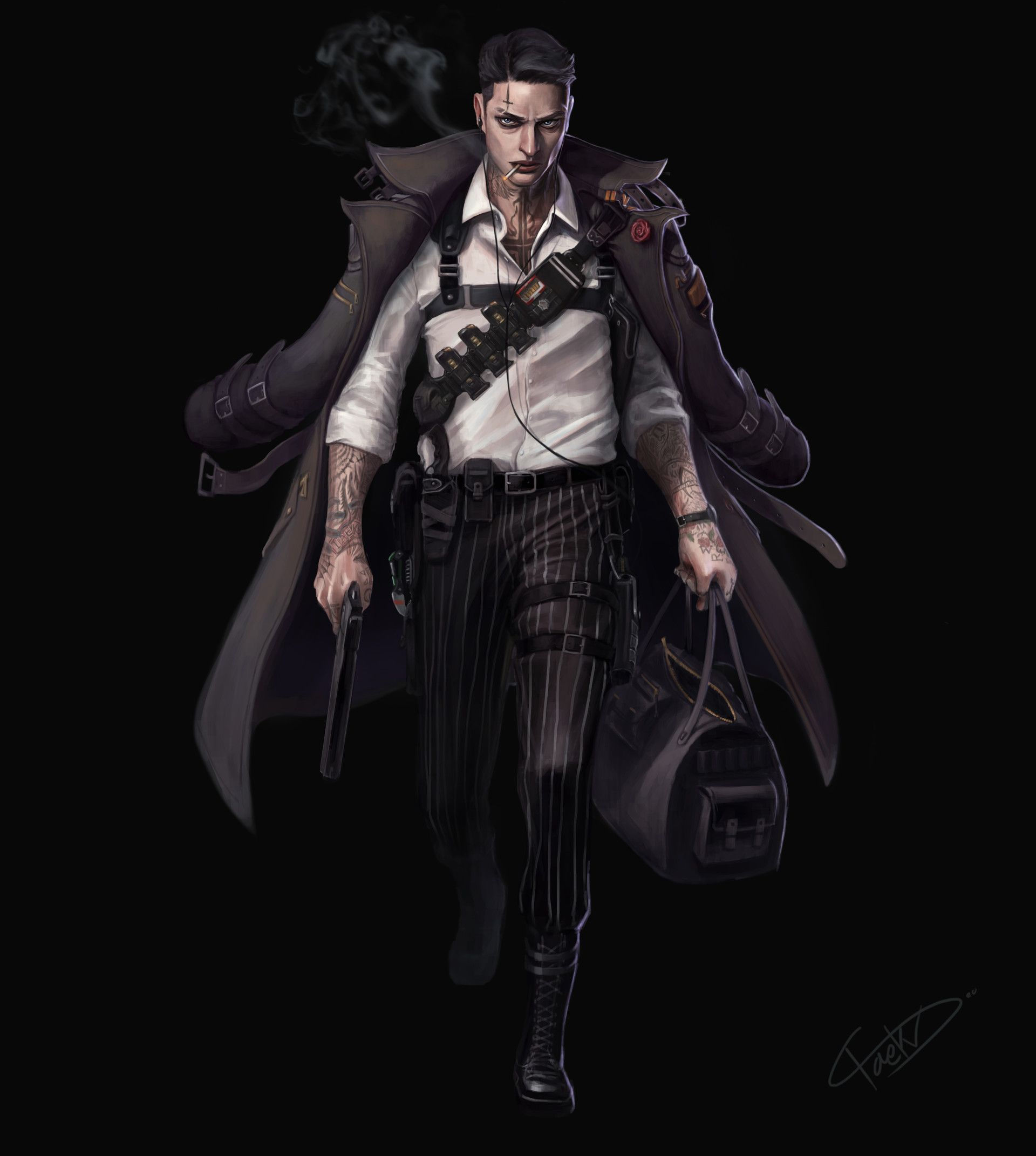 Wallpaper #xKmGKZMBMYaX5LKBwNMK5 Artstation Explore Cyberpunk Character Character Concept Character