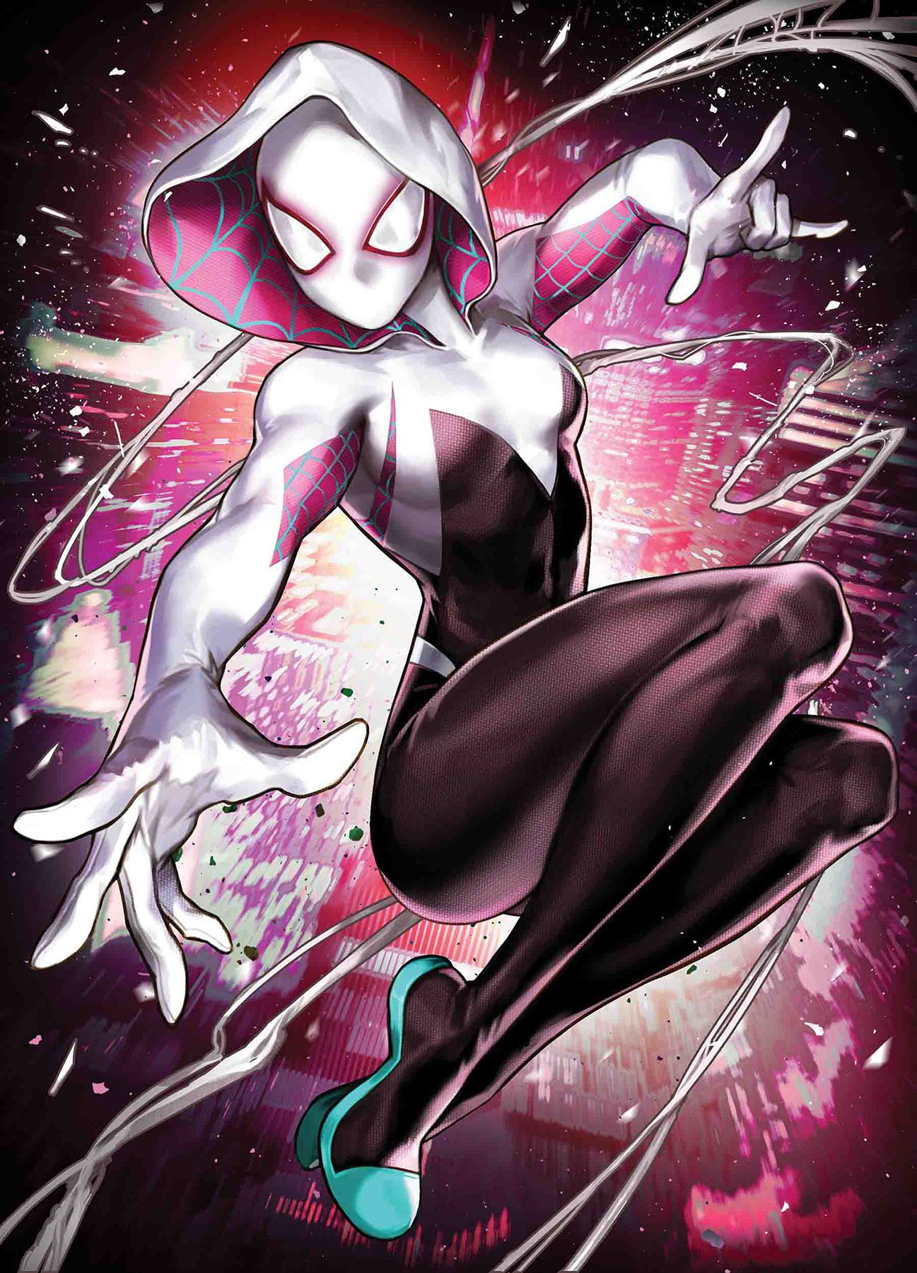 Wallpaper #ExlHH48BtGB6xQ785XsA18 Spider Gwen Ghost Spider 1 Sujin Jo Marvel Battle Lines Var Spider