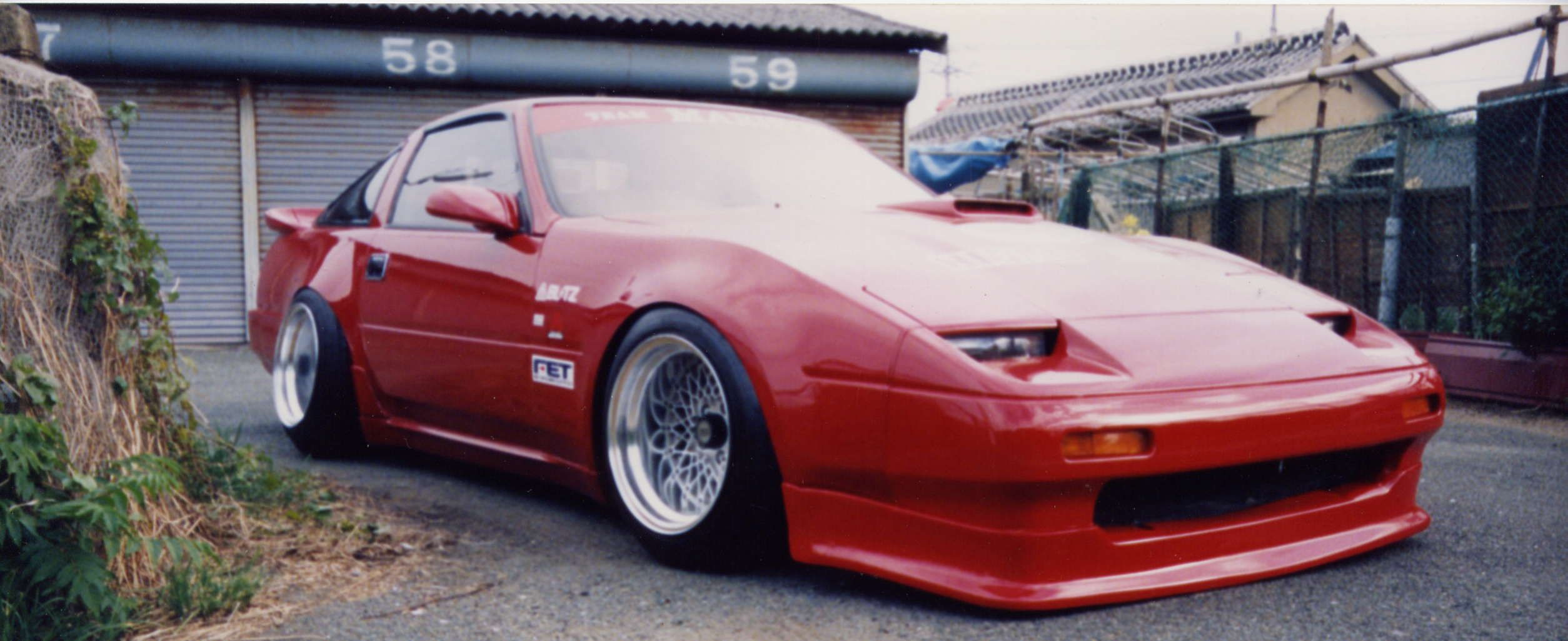 Wallpaper #WRlPJY8BtGB6xQ78LYZE29 Kaido Racer Z31 Old School Japan Slammed Ssr Mesh Wheels Red Car