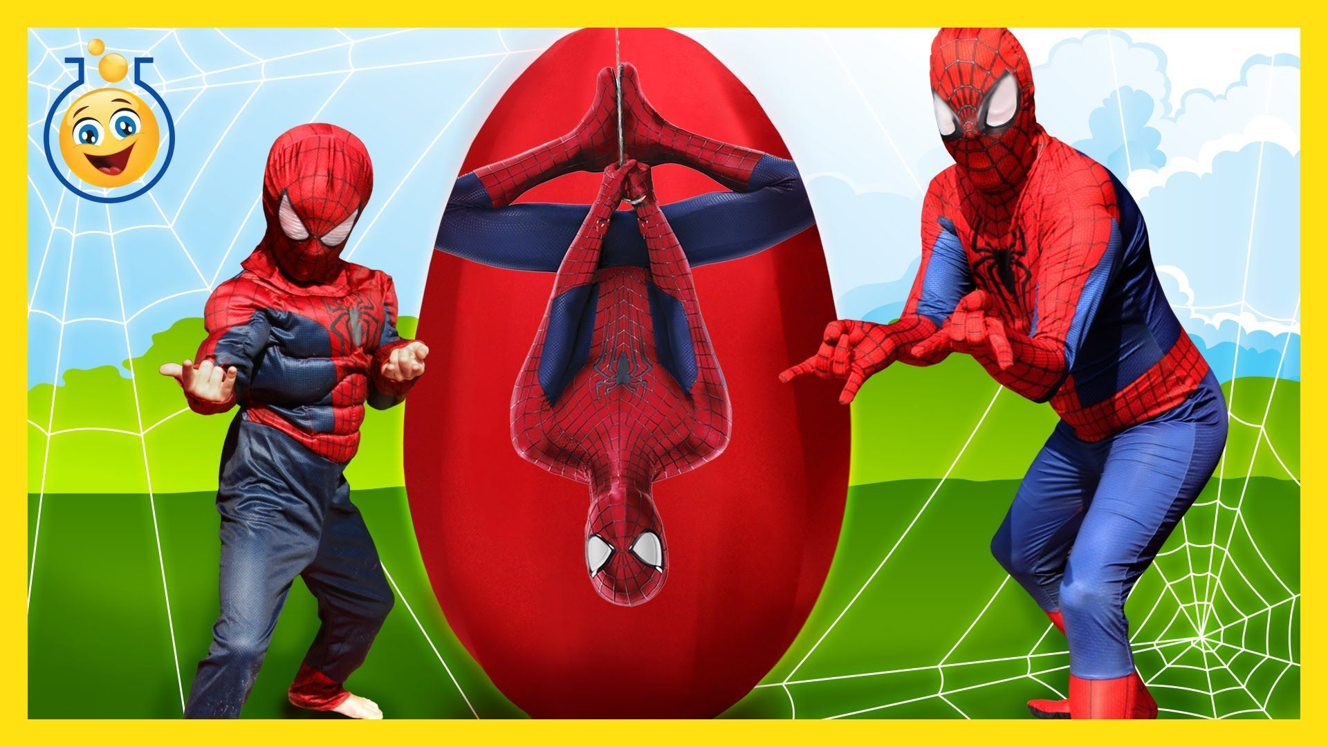 Wallpaper #HX1W8Y4Bnwiau_P6SgmB58 Spiderman and Little Spiderman Are Opening Surprise Toys from Our Giant