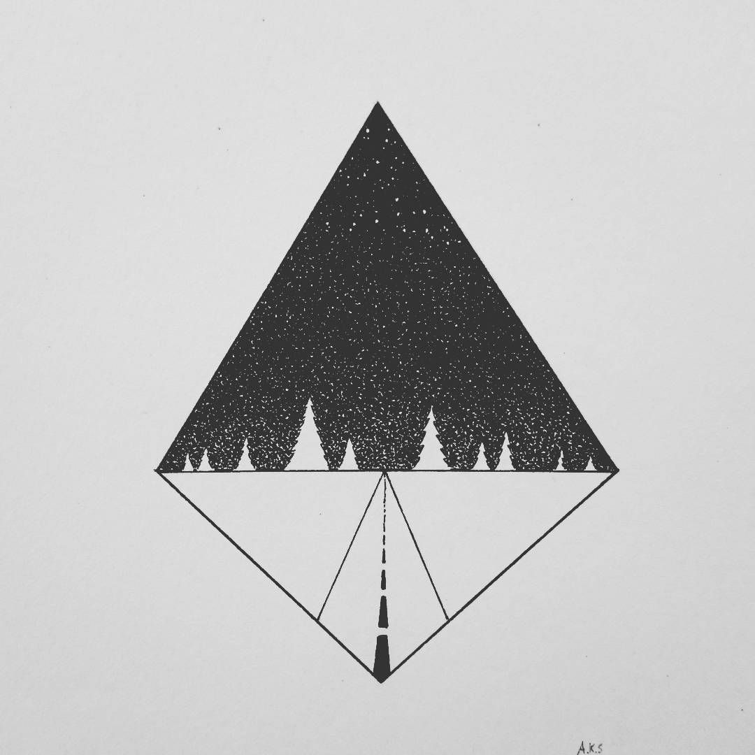 Wallpaper #hmdvBZMBSpphPi3-jLzE31 Drawing Art Triangle Productdesign Angle Illustration Ink Font