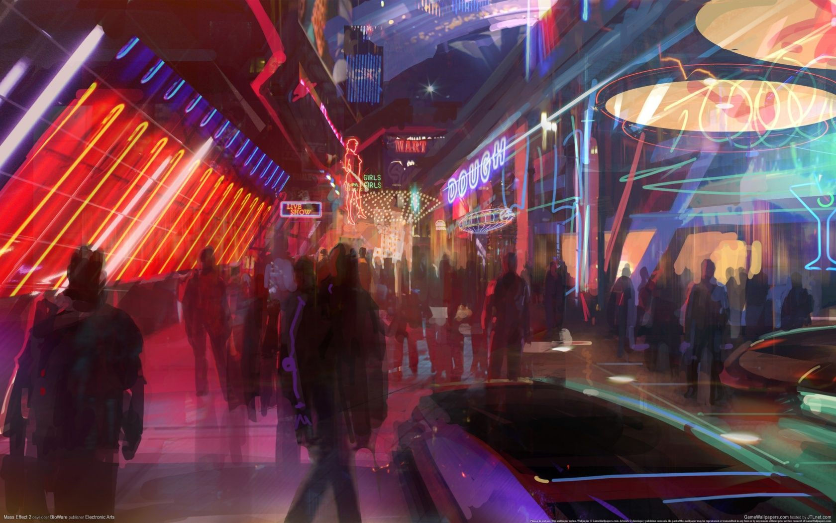 Wallpaper #3mdcE5MBSpphPi3-X_-p253 Mass Effect 2 Concept Art 01 Citadeljpg 16801050 Cyberpunk City