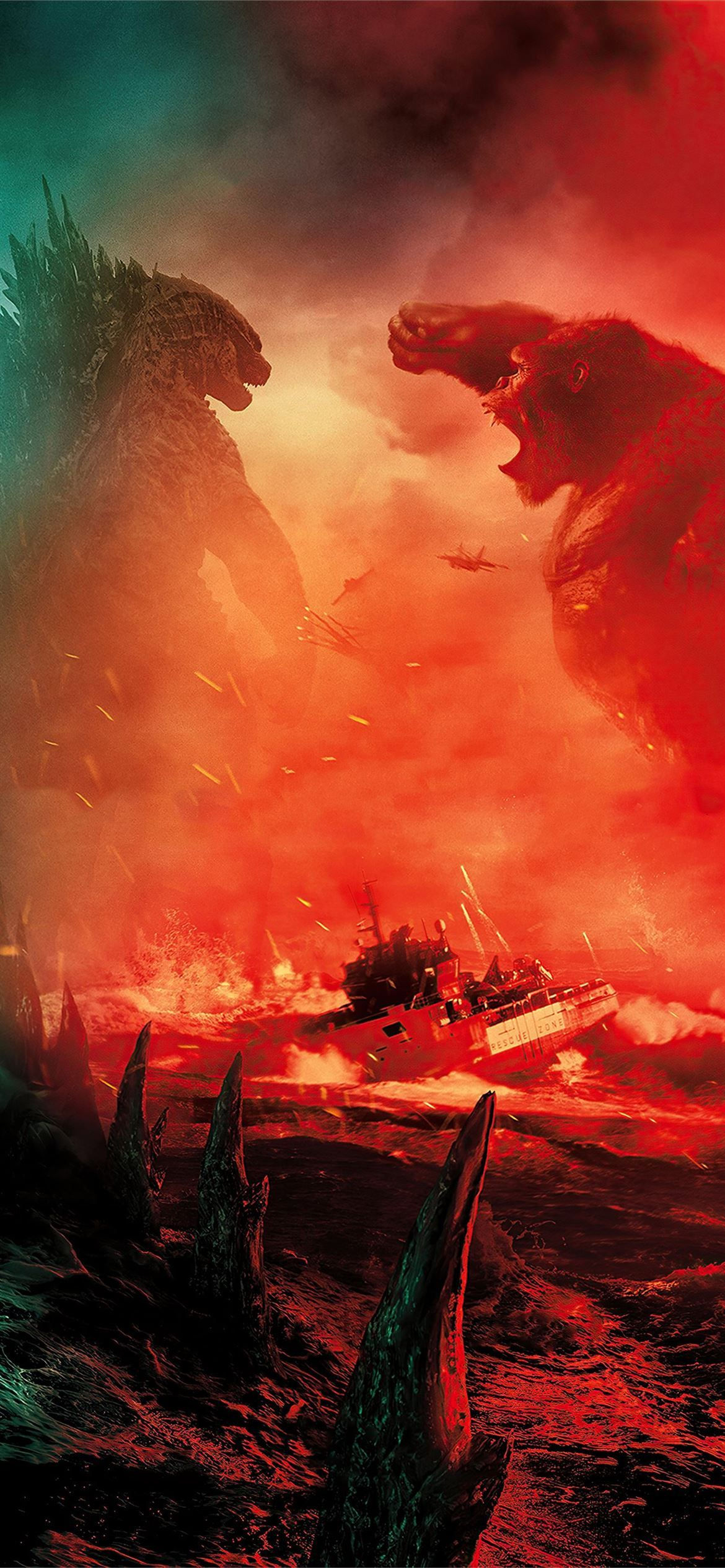 Wallpaper #1u_fTJMBMN-XEVvVqz47160 King Kong vs Godzilla Godzilla vs All Godzilla Monsters Cool