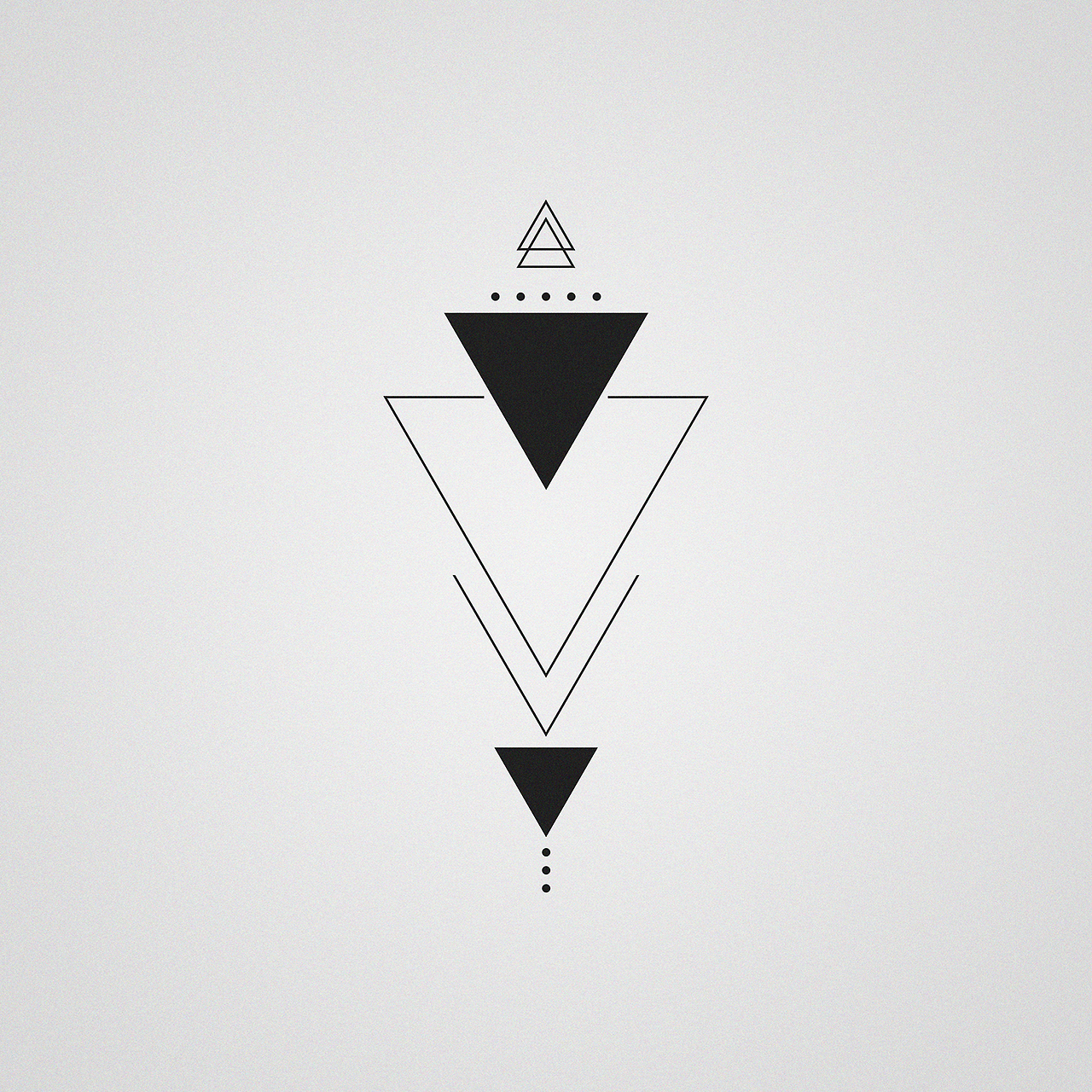 Wallpaper #QWeX9JIBSpphPi3-SXul302 Studiominimalista Small Geometric Tattoo Triangle Tattoos Balance