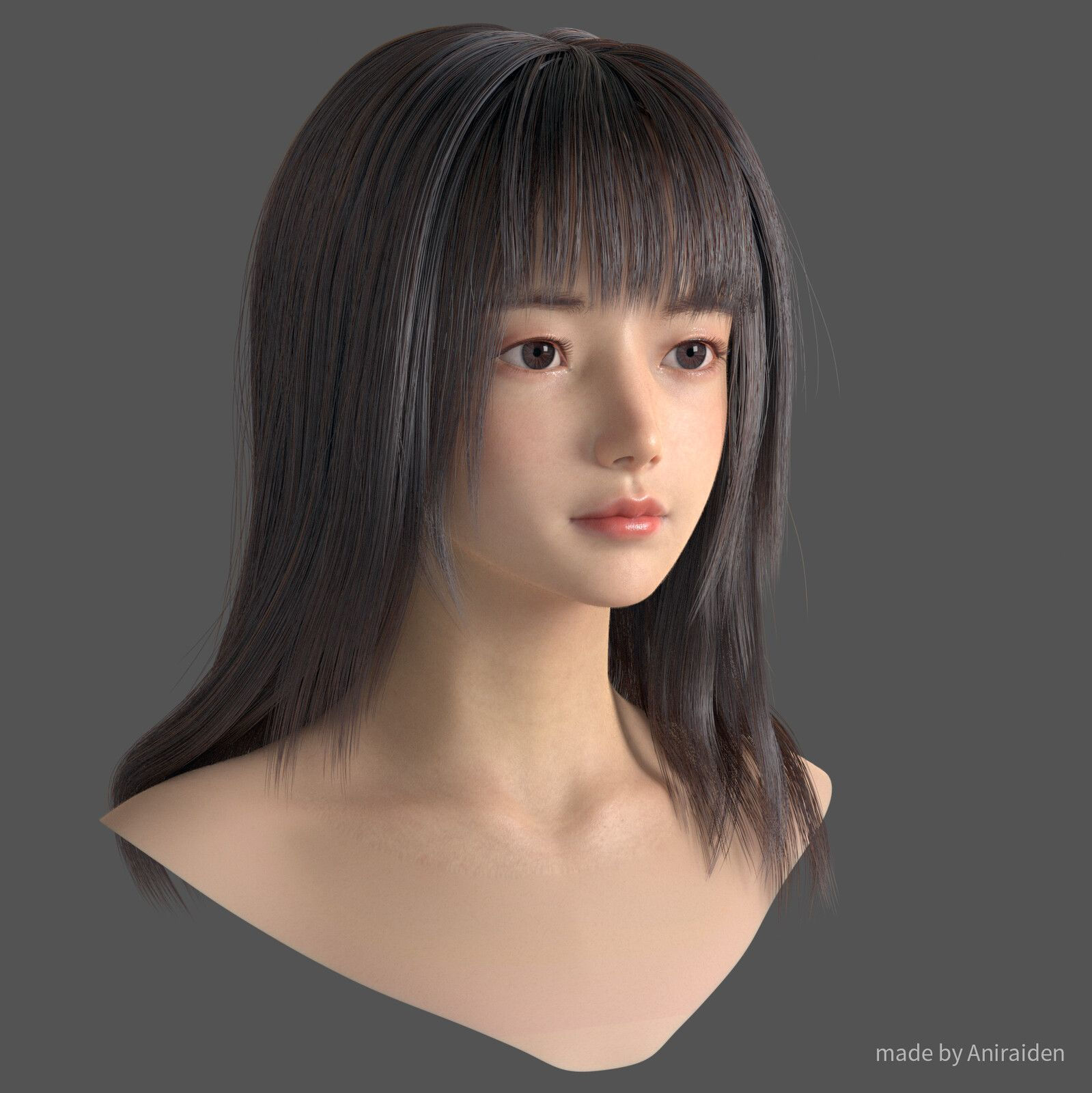Wallpaper #y2co_ZIBSpphPi3-cppt378 Girl Face Animation Film Artist Artwork Surface Finish Movie