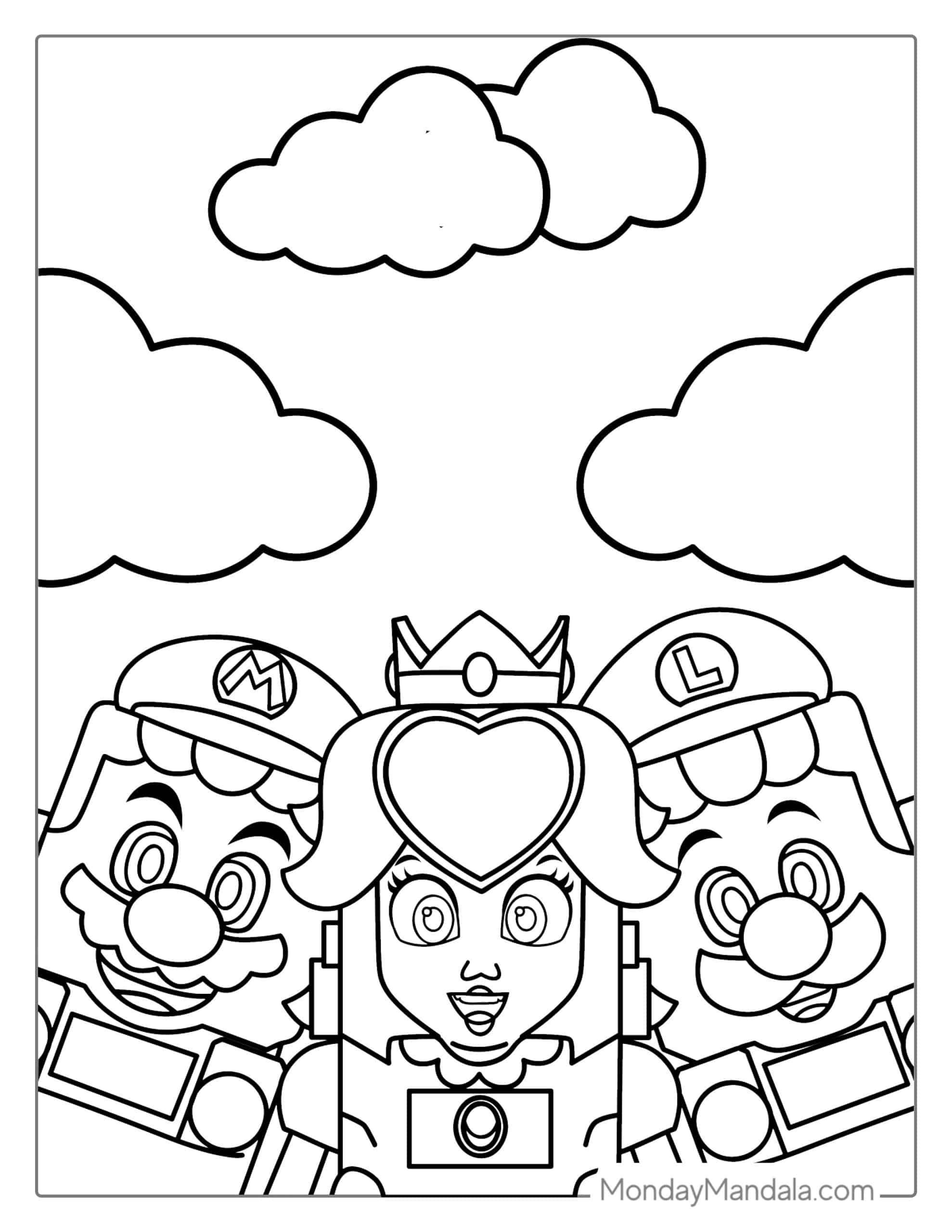 Wallpaper #Kx3VLZMBlOZrFDOkdNK0154 50 Mario Coloring Pages Free Pdf Printables Mario Coloring Pages