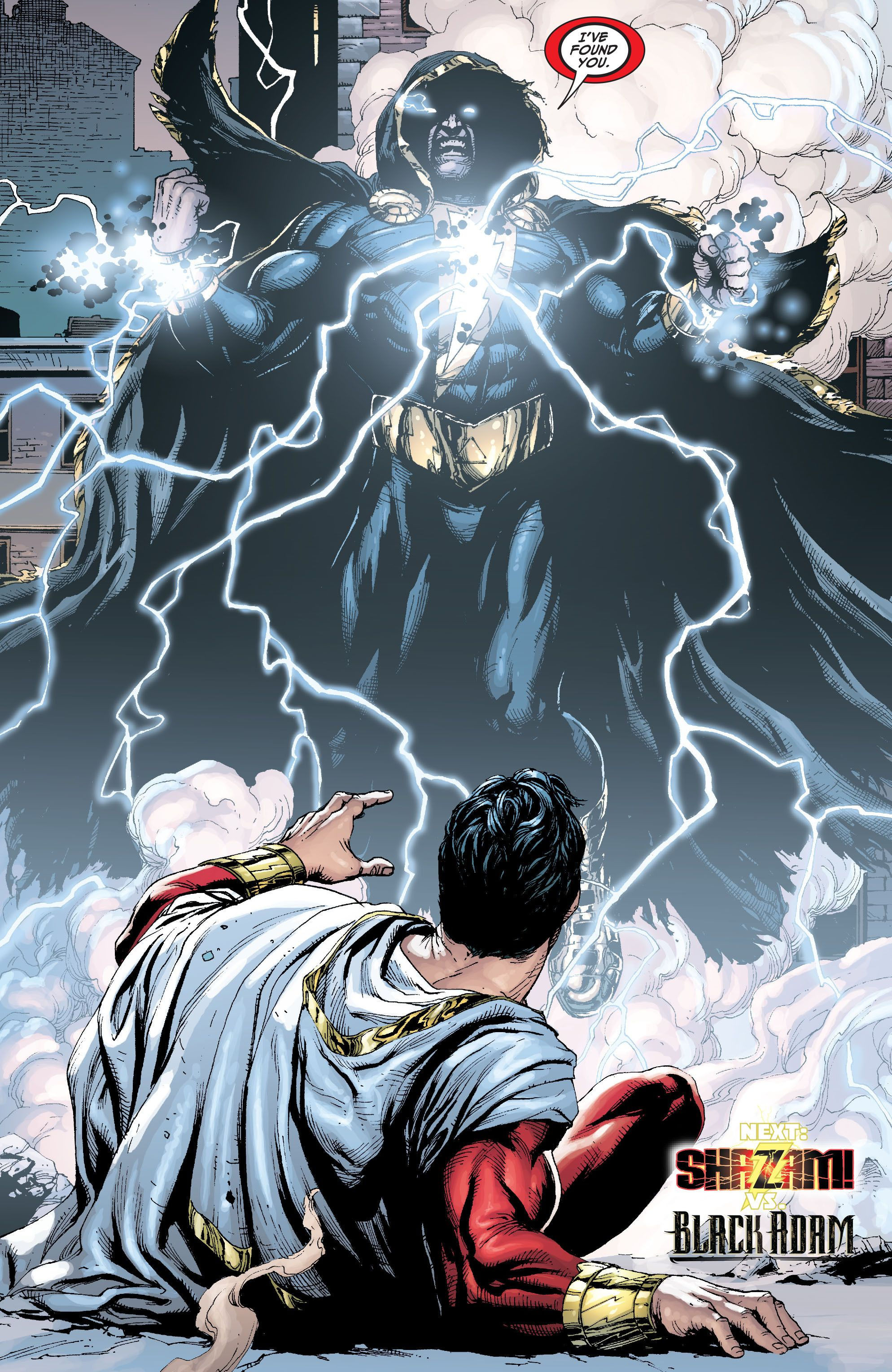 Wallpaper #vB0hLpMBlOZrFDOkktJf138 DC Comics New 52 Shazam vs Black Adam Shazam Marvel DC Comics Arte