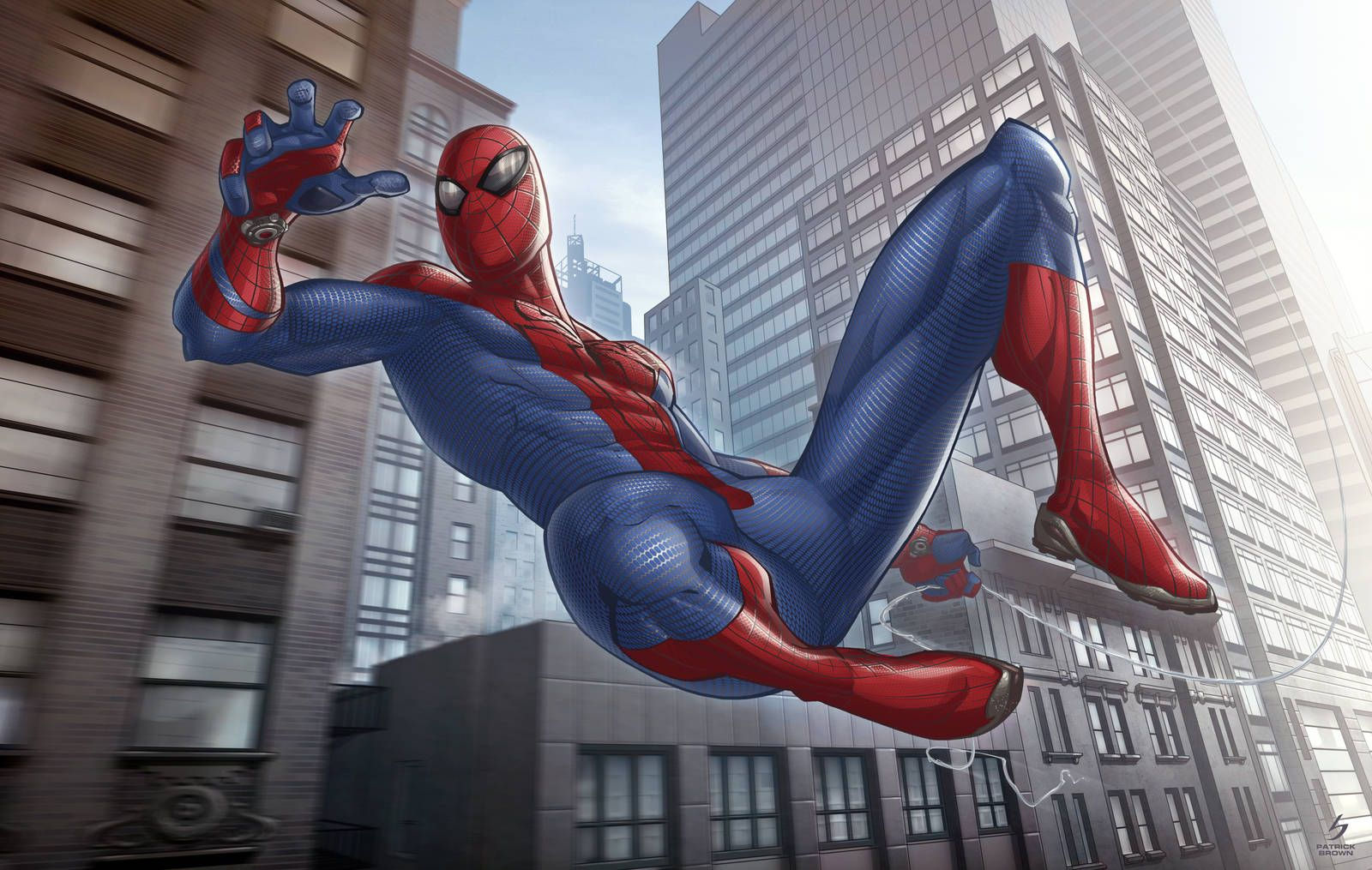 Wallpaper #0zG4NZMB5zzyi_yYW1eC329 The Amazing Spider Man by Patrick Brown Spiderman Amazing Spiderman