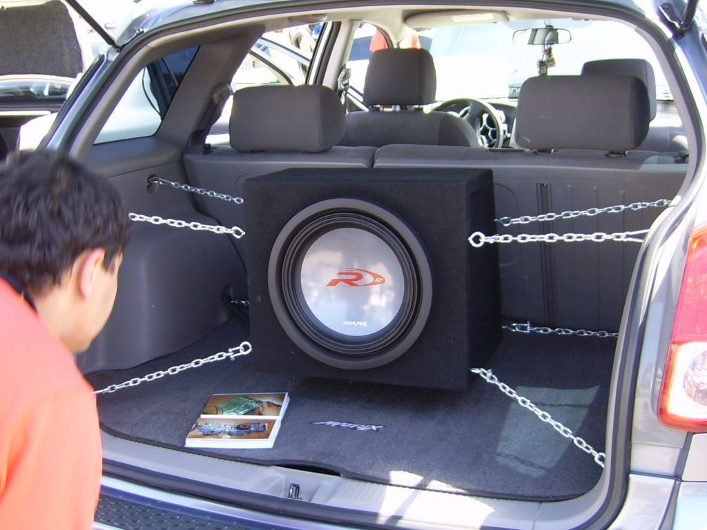 Wallpaper #fn0l8Y4Bnwiau_P64gim32 Alpine Type R Sub in Suspended Enclosure Fi Car Audio Custom Car Audio