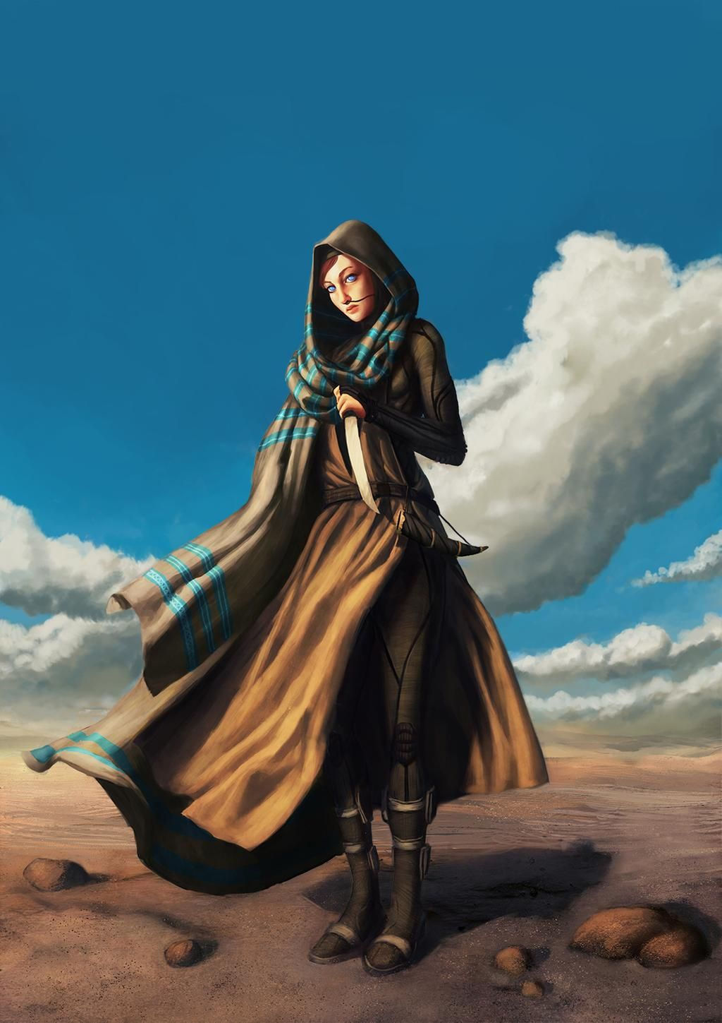 Wallpaper #3YJFQJMB0GiFKesMK8Bn138 Alia in the Desert 2 Dune Art Dune Novel Alia Atreides