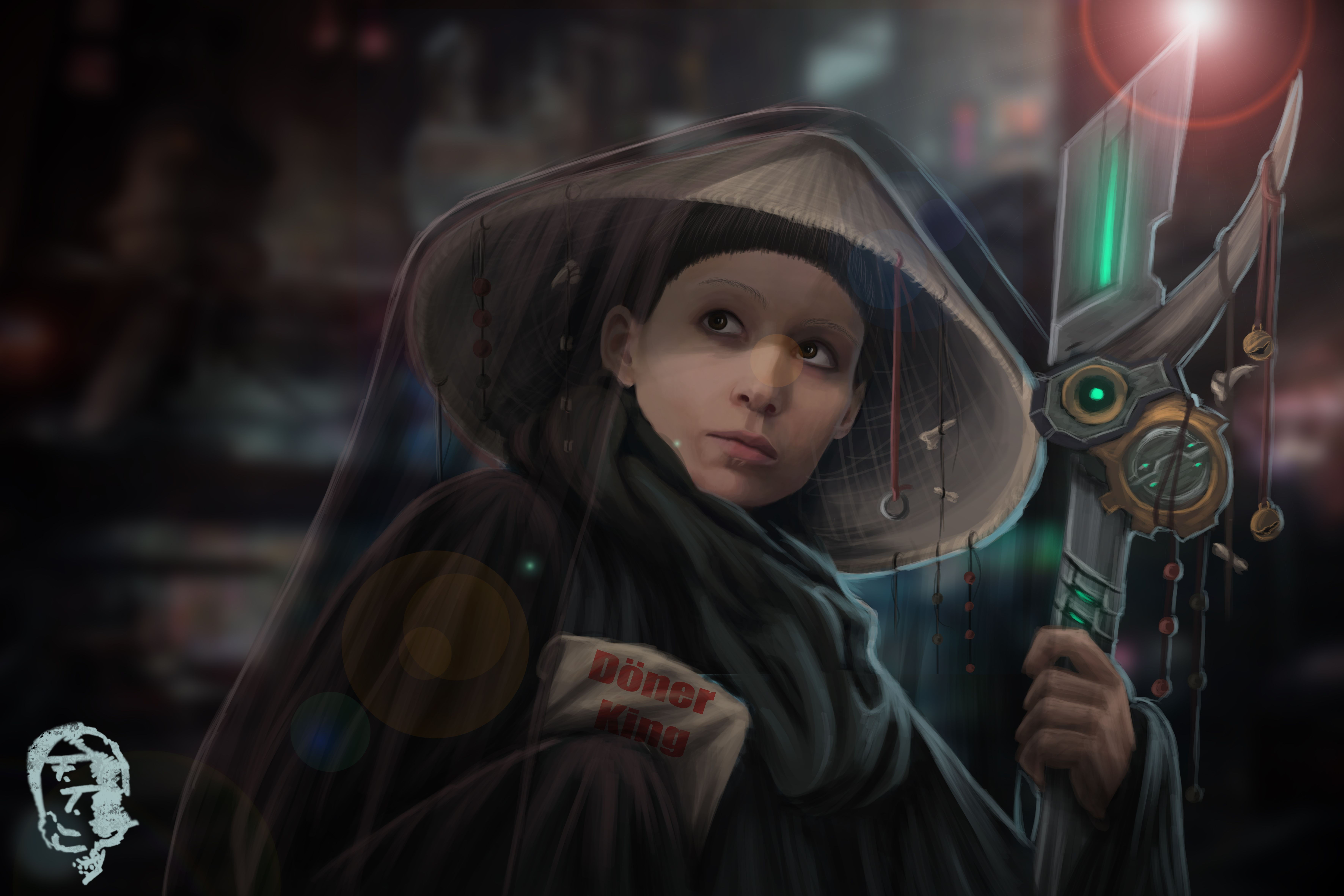 Wallpaper #ZmiMF5MBSpphPi3-4Q91155 Shadowrun Cyberpunk Gnome Shaman by Harliquin Shadowrun Cyberpunk