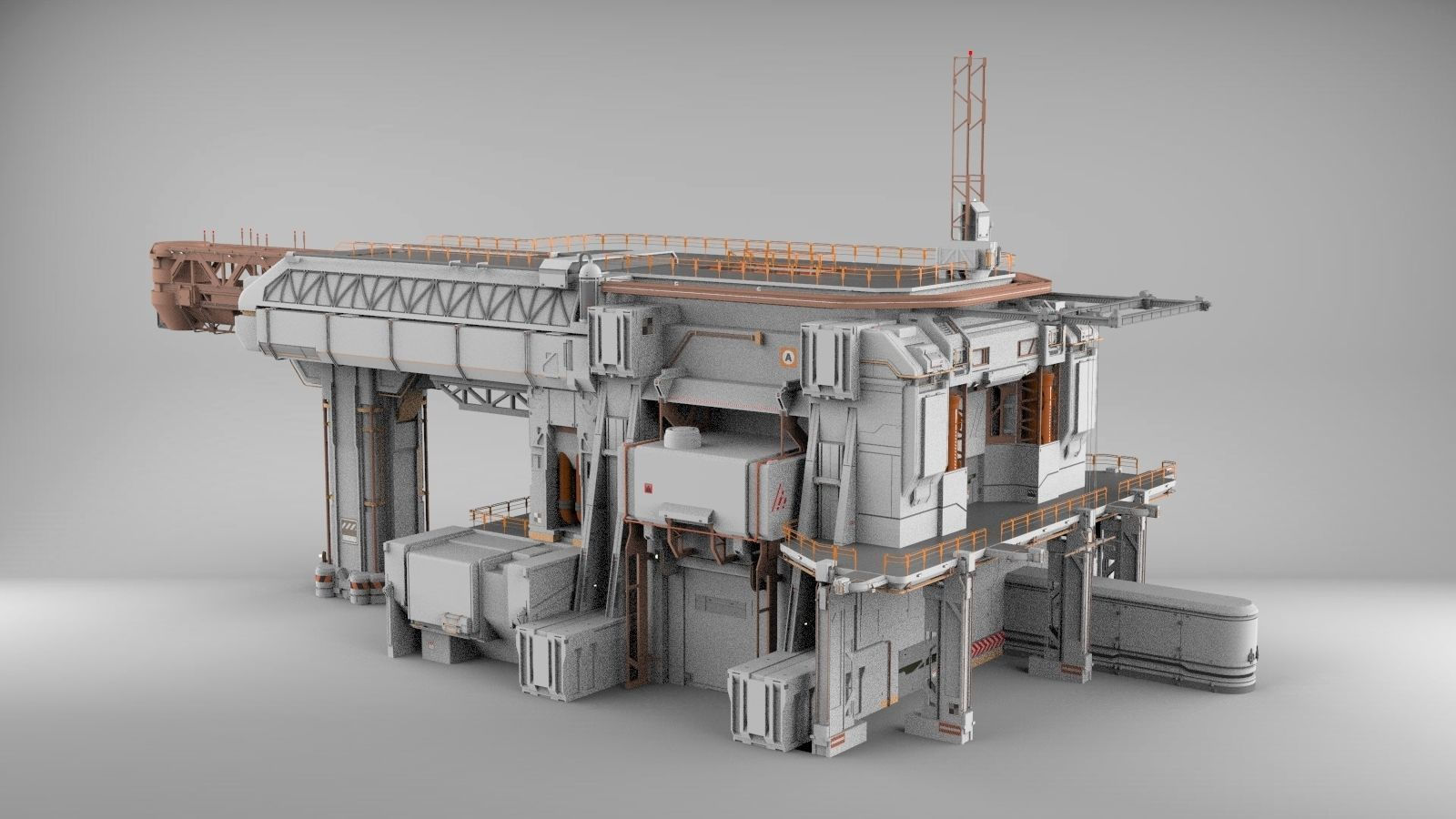 Wallpaper #gBl8Ho8BtGB6xQ78w3ks12 Sci Fi Architecture 8 3D Model Sci Fi Architecture Sci Fi Building