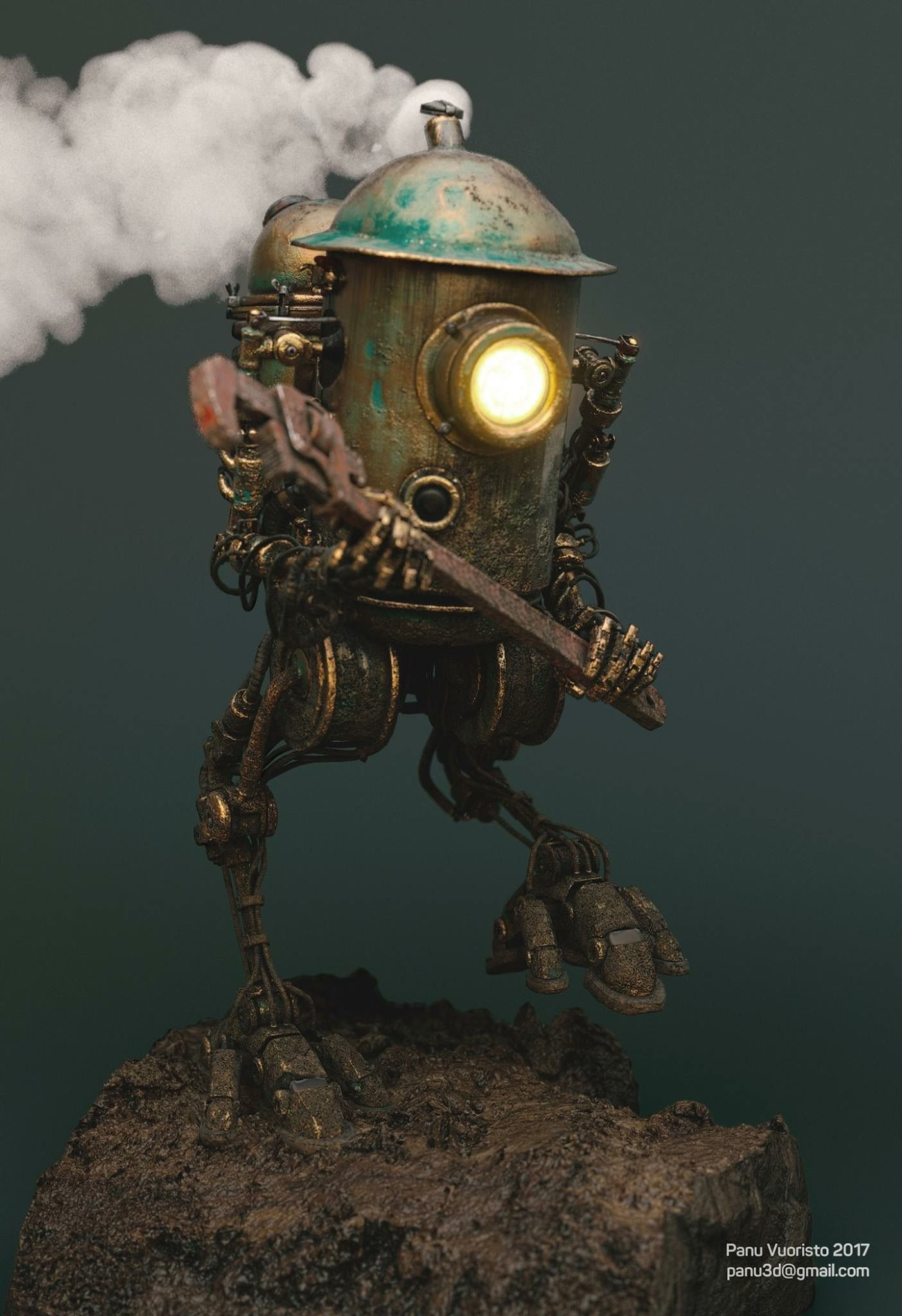 Wallpaper #ss4JJZMB71dOy6JZQBKv54 Robots Steampunk Steampunk Artwork Mode Steampunk Steampunk Decor