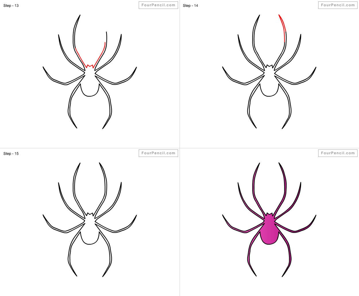 Wallpaper #ExlHH48BtGB6xQ785XsA39 How to Draw a Spider Easy Step by Step Design Talk