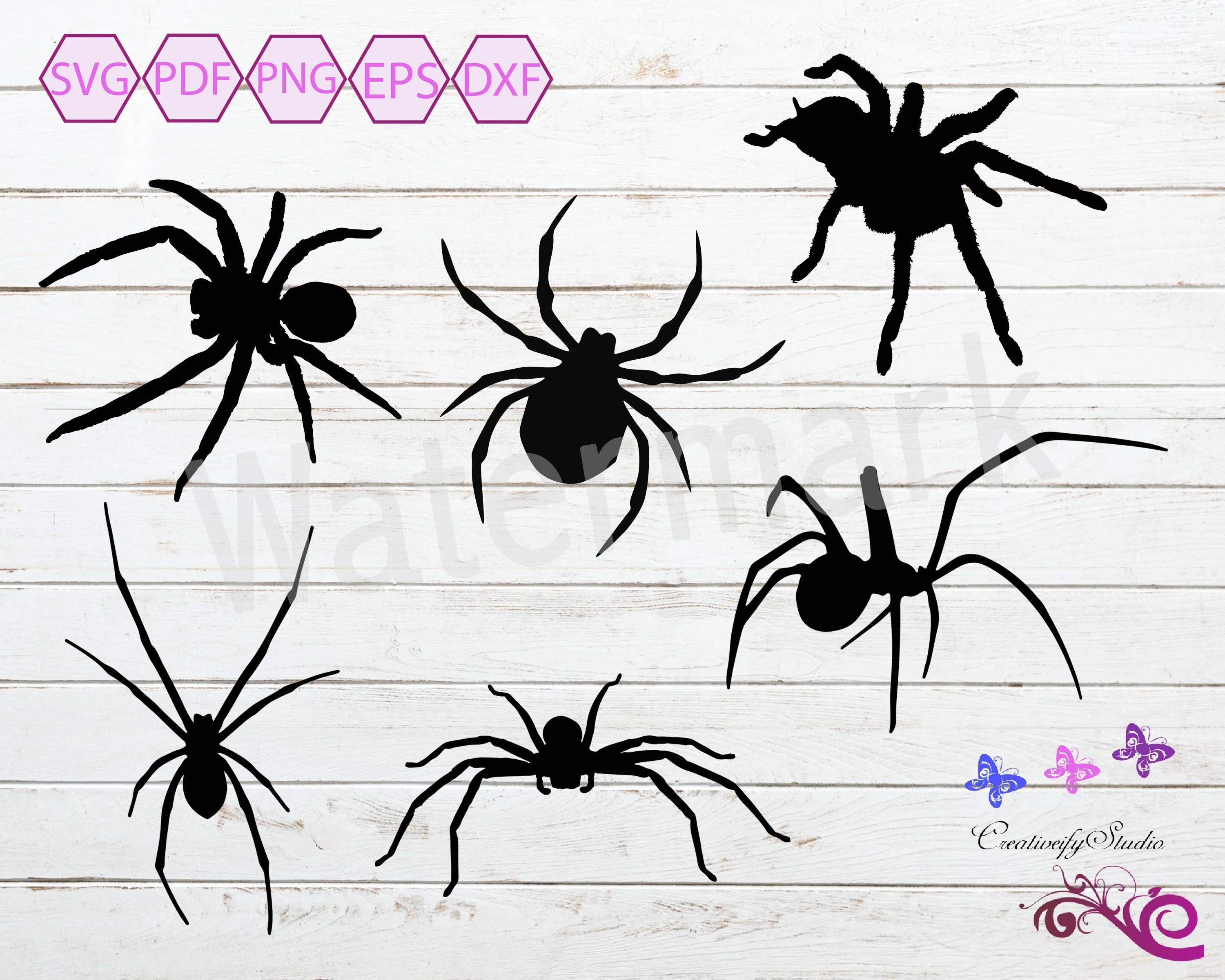 Wallpaper #RPS3OZMBKFX8bn3r6ncE276 Spider Svg Files for Silhouettes and Cricut Designs on Wood Planks