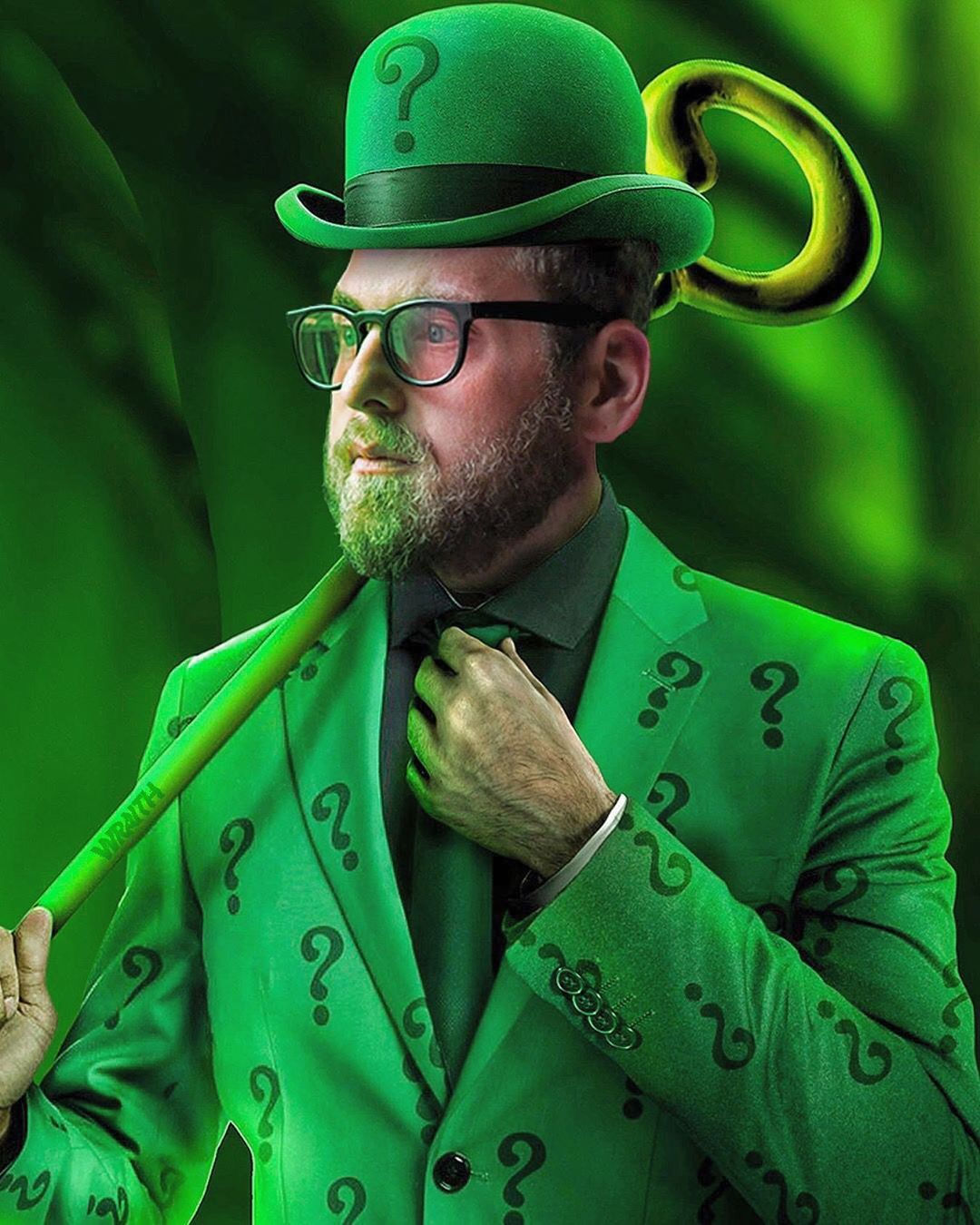 Wallpaper #ru_eSpMBMN-XEVvV9jmm79 Alex Winters on Instagram My Take on at Jonahhill as the Riddler in the