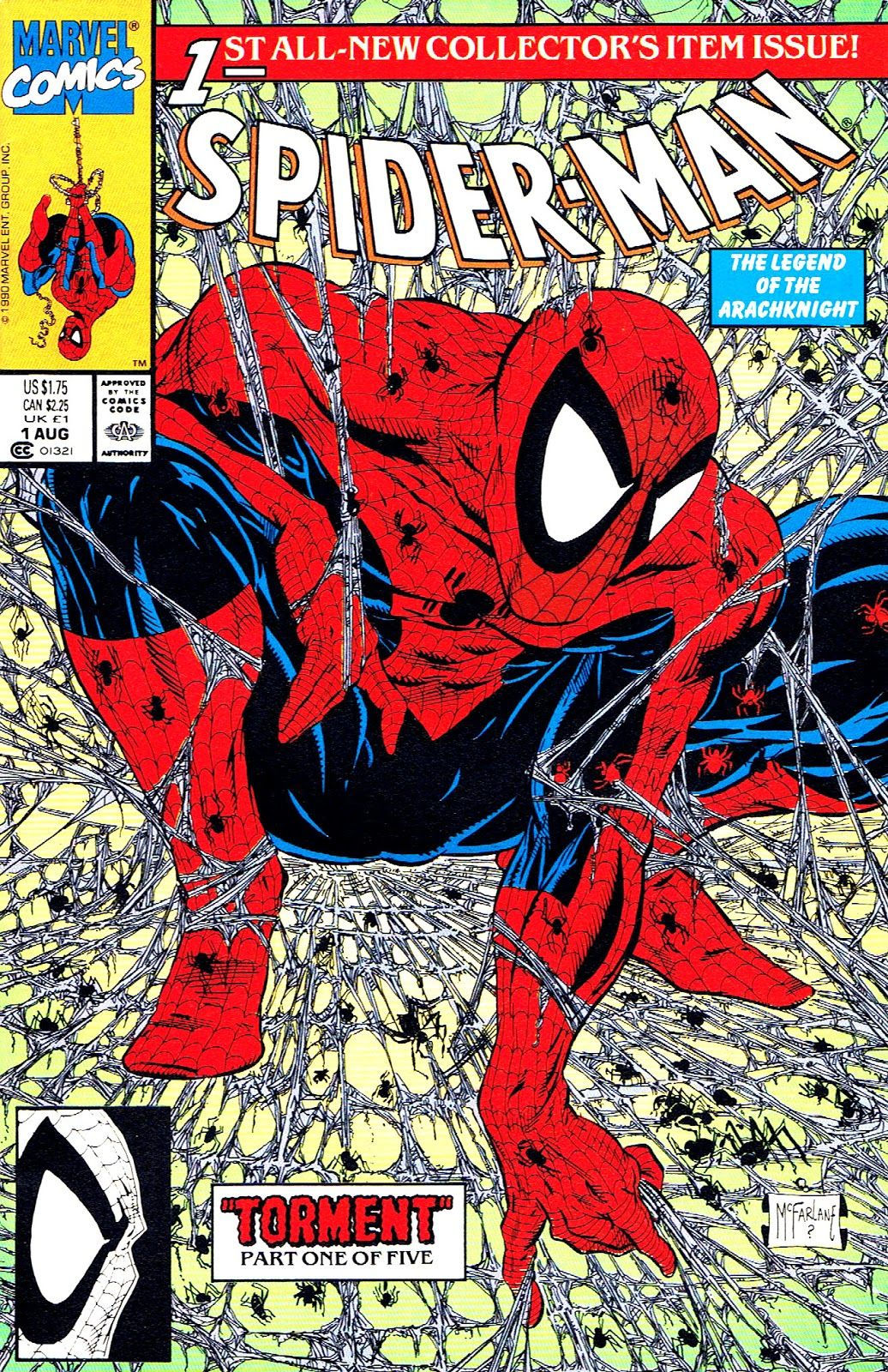 Wallpaper #qmgRH5MBSpphPi3-2SrB369 Spider Man 1990 Issue 1 Torment Part 1 Read Spider Man 1990