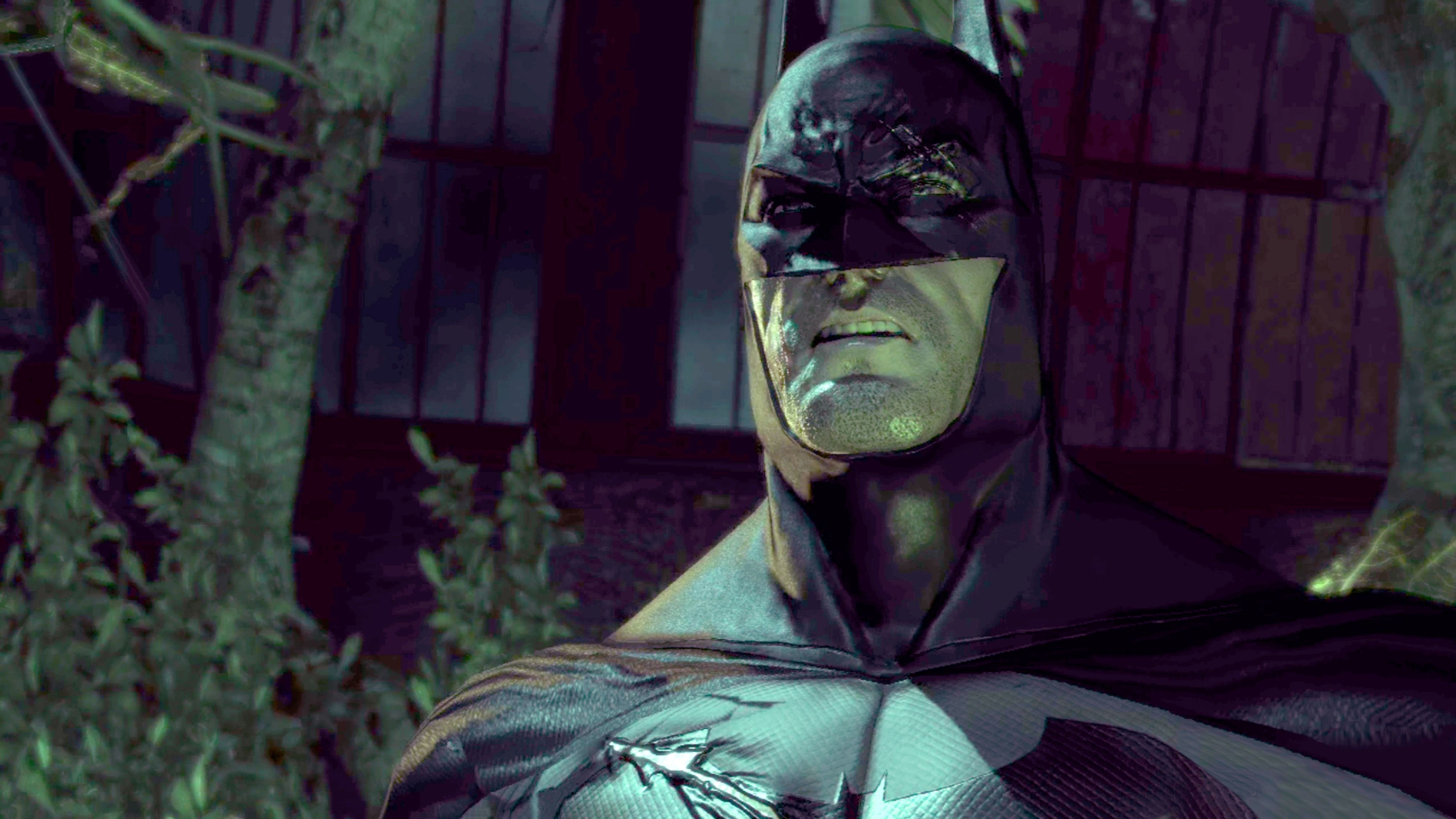 Wallpaper #WmgTGZMBSpphPi3-ABVR14 Batman Arkham Asylum in Ivys Lair in the Botanical Gardens Batman