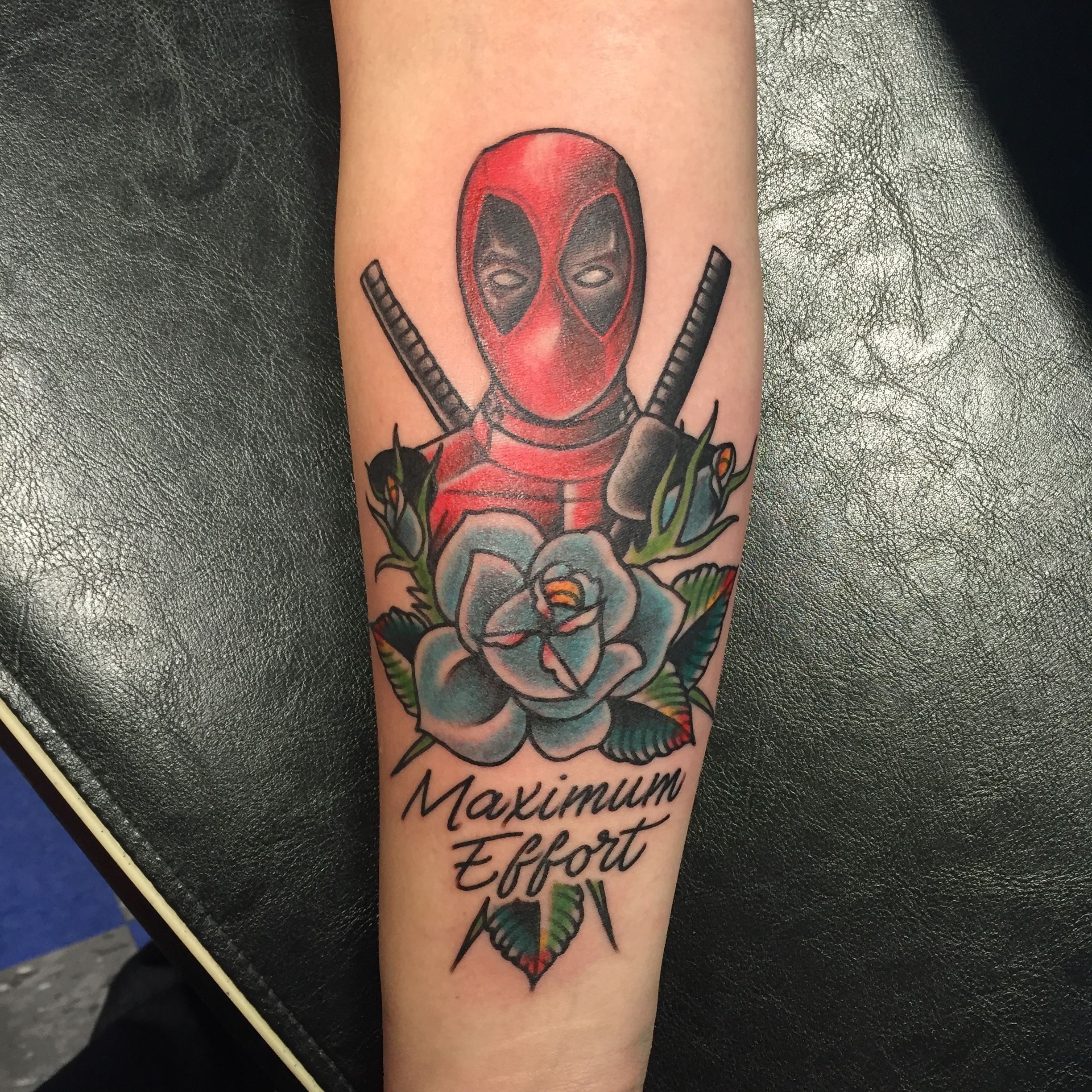 Wallpaper #9130c Marvel Tattoo Photo by Gus H Tattoo on Instagram Deadpool