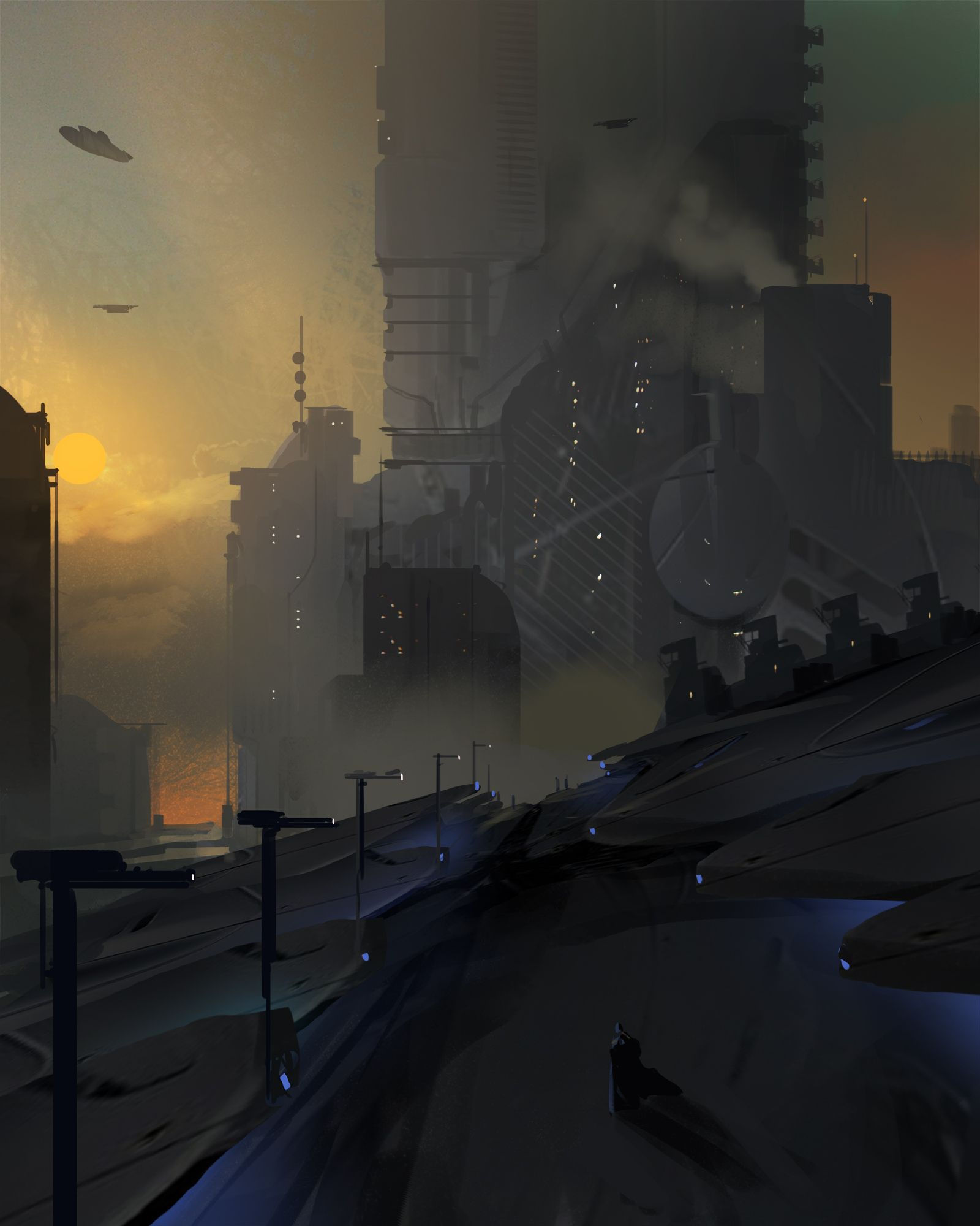 Wallpaper #95lDP5MBUcASHT6nWssT102 Sci Fi Environment Design Demo by Scribblepadstudios Sci Fi