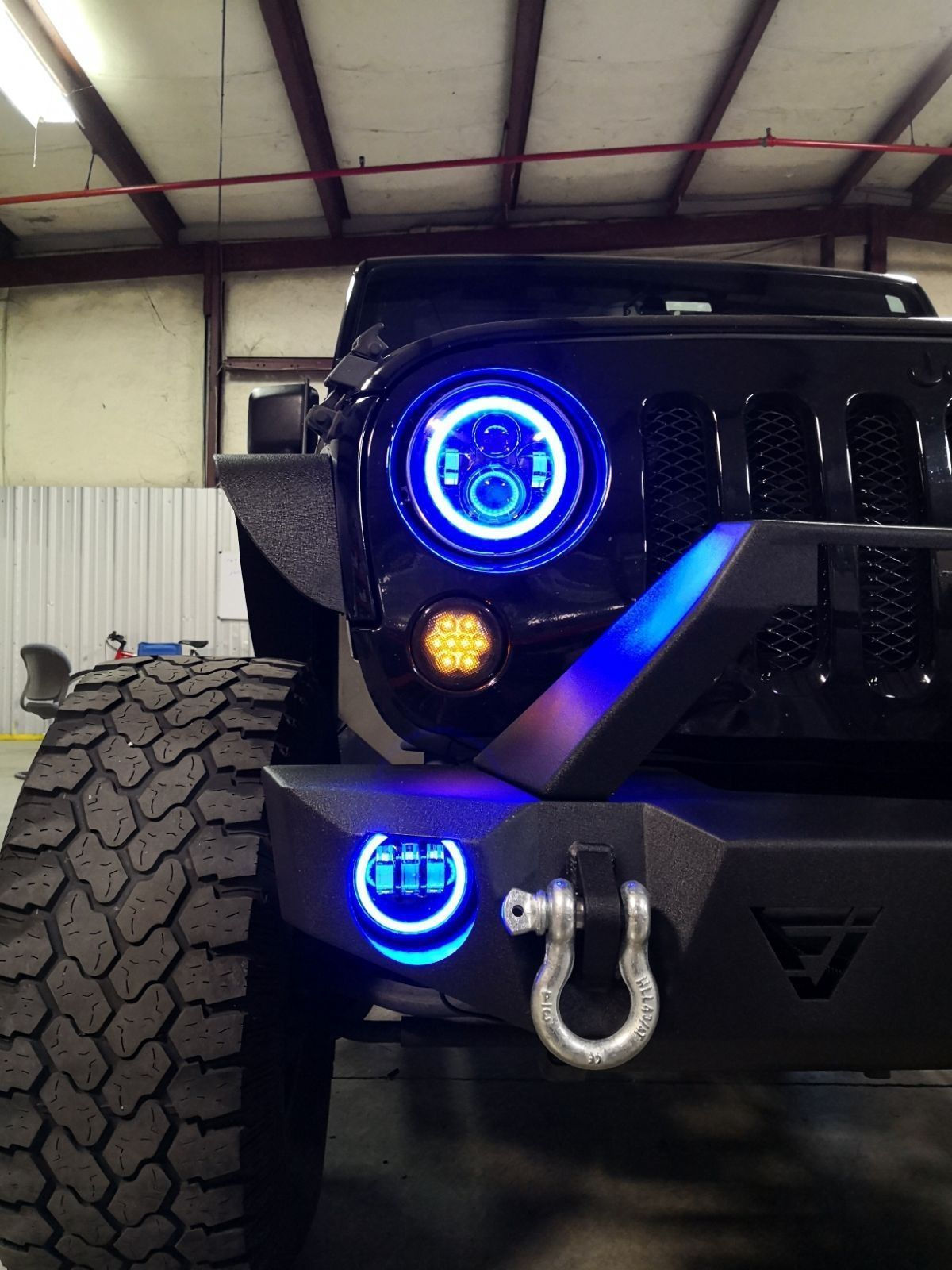 Wallpaper #3kDmL5MBJhL2WPbalr5E223 Jeep LED Headlights and LED Fog Lights Color Changing Jeep Lights
