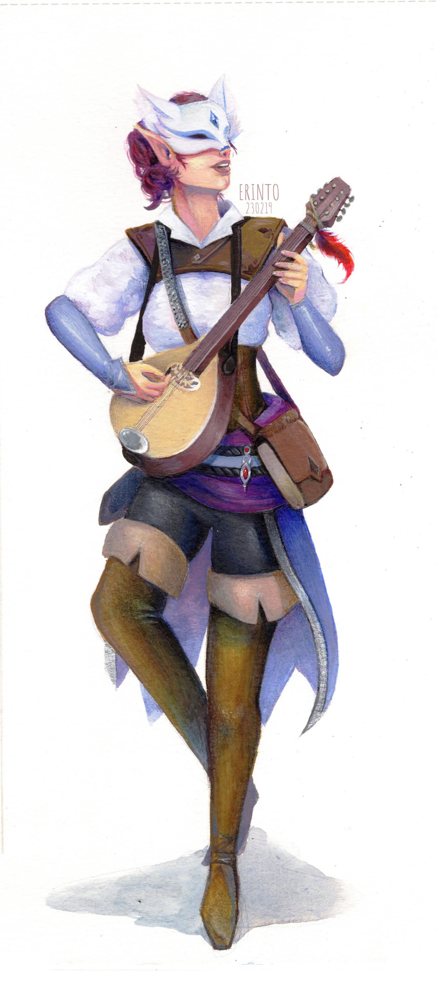 Wallpaper #FljiM5MBzN9vxX34CjrH235 Oc Concept Art for My Half Elf Bard Dnd Dungeons and Dragons