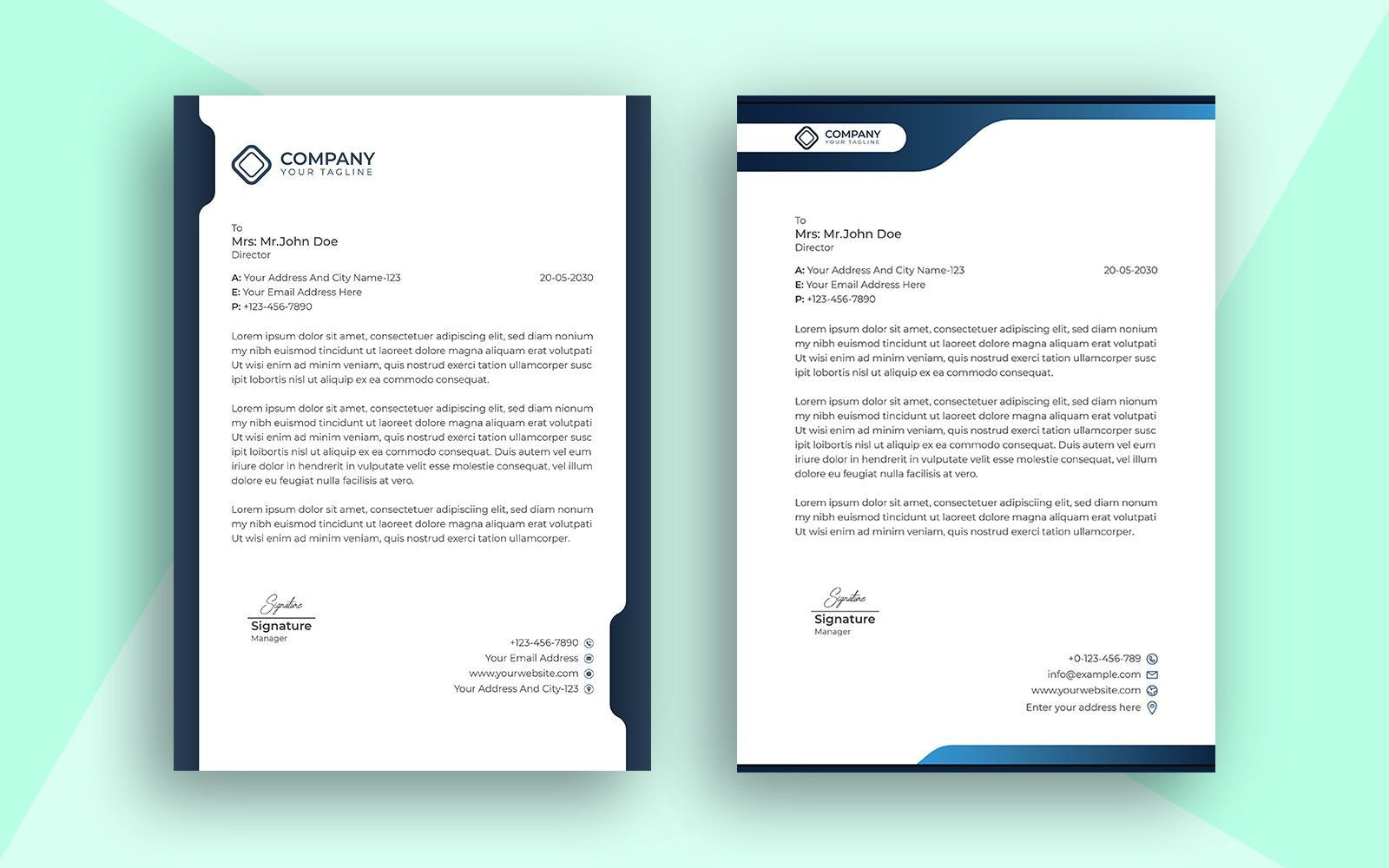 Wallpaper #XR0NLZMBlOZrFDOkqs4j194 Digital Marketing Agency Letterhead Simple and Minimalist Design