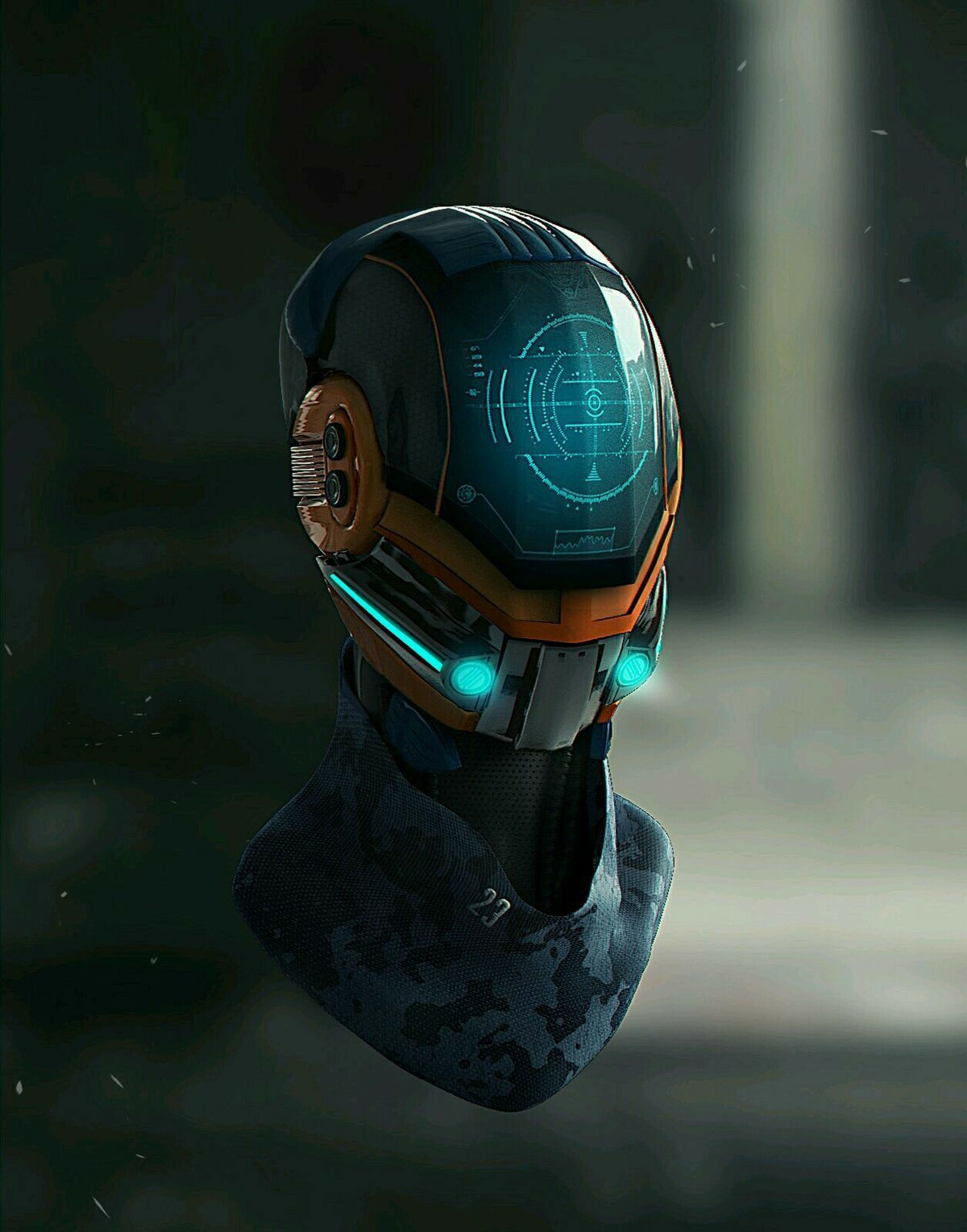 Wallpaper #fz9aPJMBLiIJ4c9OJZHX150 Lumen Gost Android Futuristic Helmet Helmet Concept Futuristic