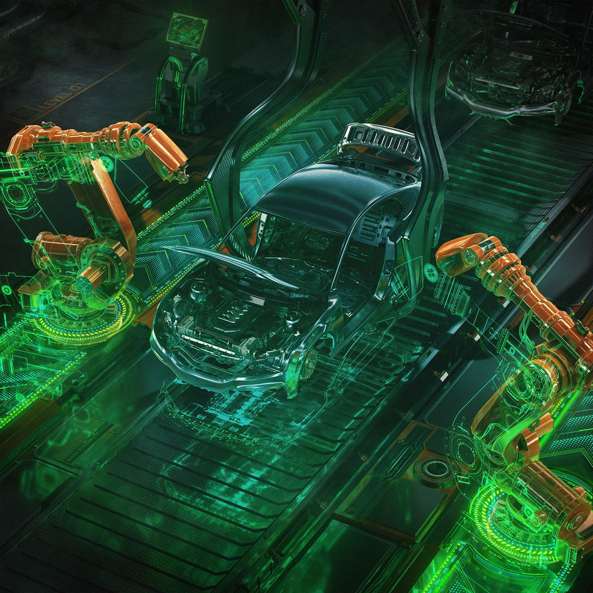 Wallpaper #URmCE48BtGB6xQ78V2Yp37 Des Illustrations Cyberpunk Pour Kaspersky Lab Graphisme
