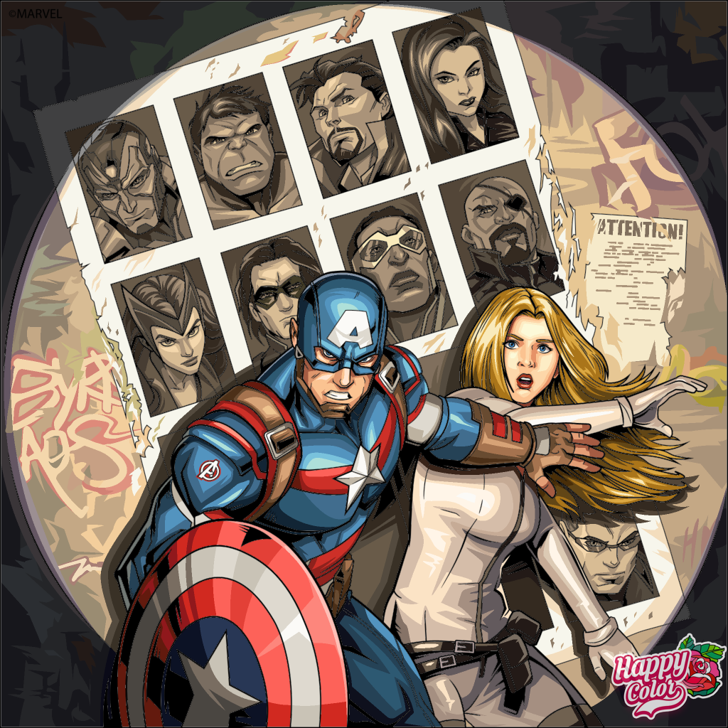 Wallpaper #bfa2b Mcp Captain America War Machine the Art Storecommercial Art Supply