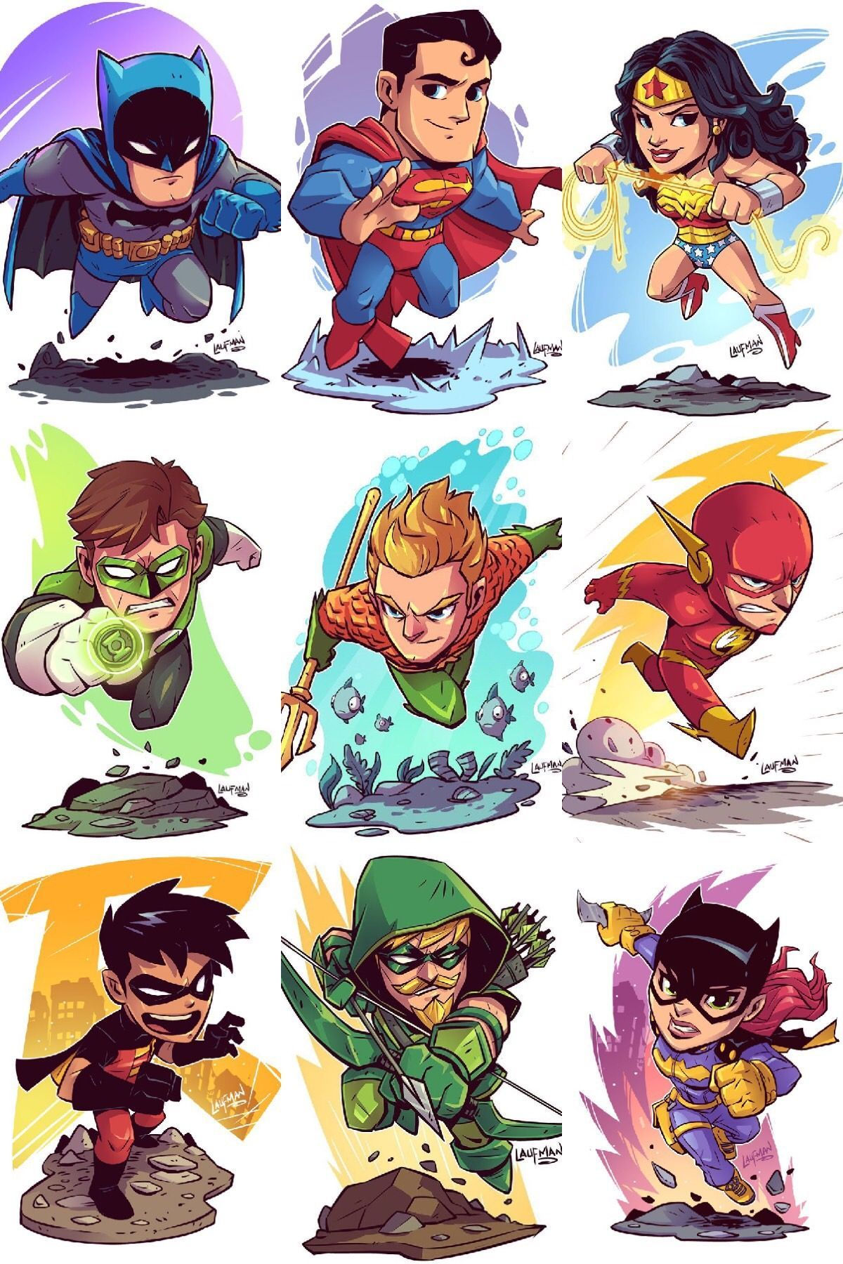 Wallpaper #-hlaO48BtGB6xQ78Kq8r45 Laufmans Justice League Personagens Chibi Desenho Herois Desenhos