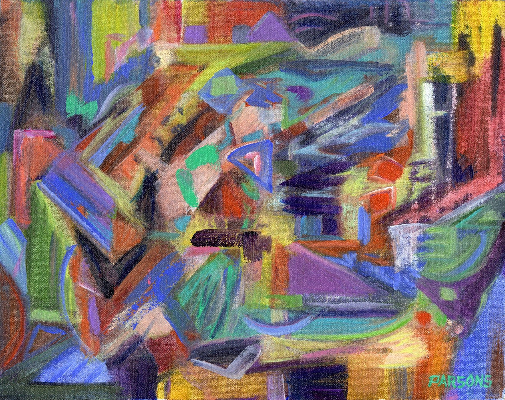 Wallpaper #SWeu7pIBSpphPi3-HV6n59 Abstract Expressionist Painting Original Acrylic on Gallery Etsy