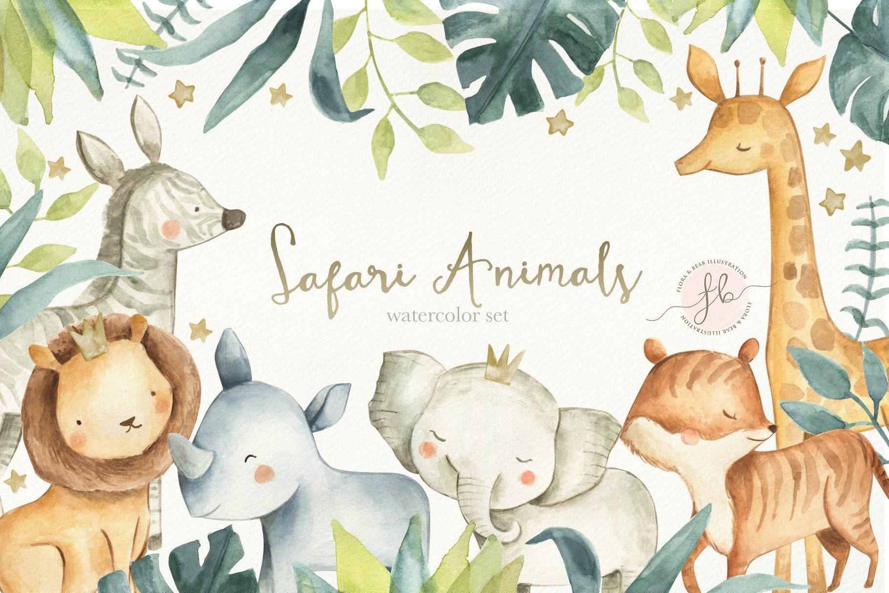 Wallpaper #03c4b Happy Jungle Safari Birthday Our Amhiraya Studio