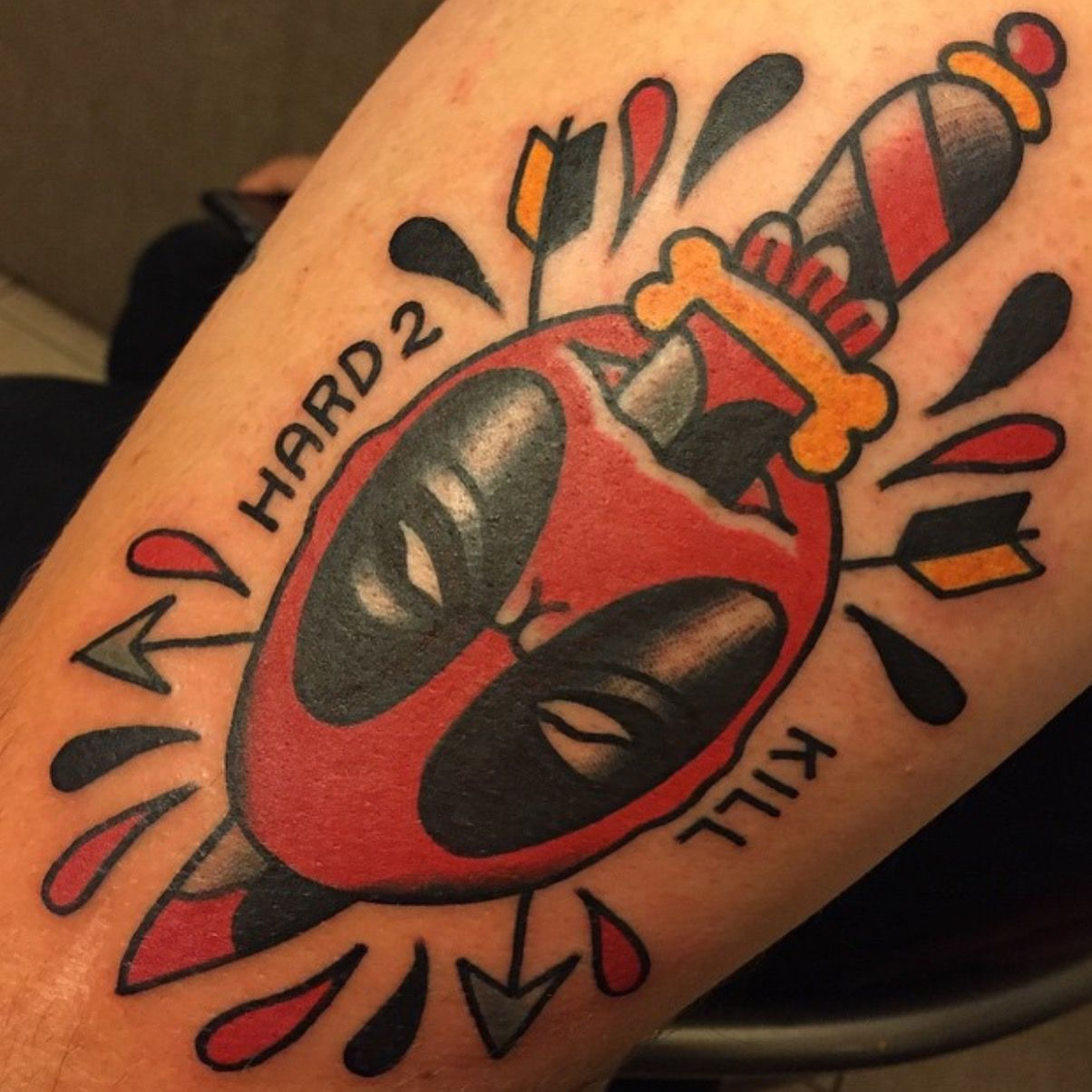Wallpaper #9130c Marvel Tattoo Photo by Gus H Tattoo on Instagram Deadpool