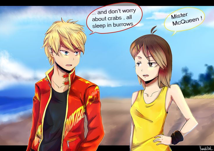 Wallpaper #qJx44ZIBZHQxiYar4bv9219 Lightning Mcqueen and Cruz Ramirez by Kanokikuldeviantartcom on