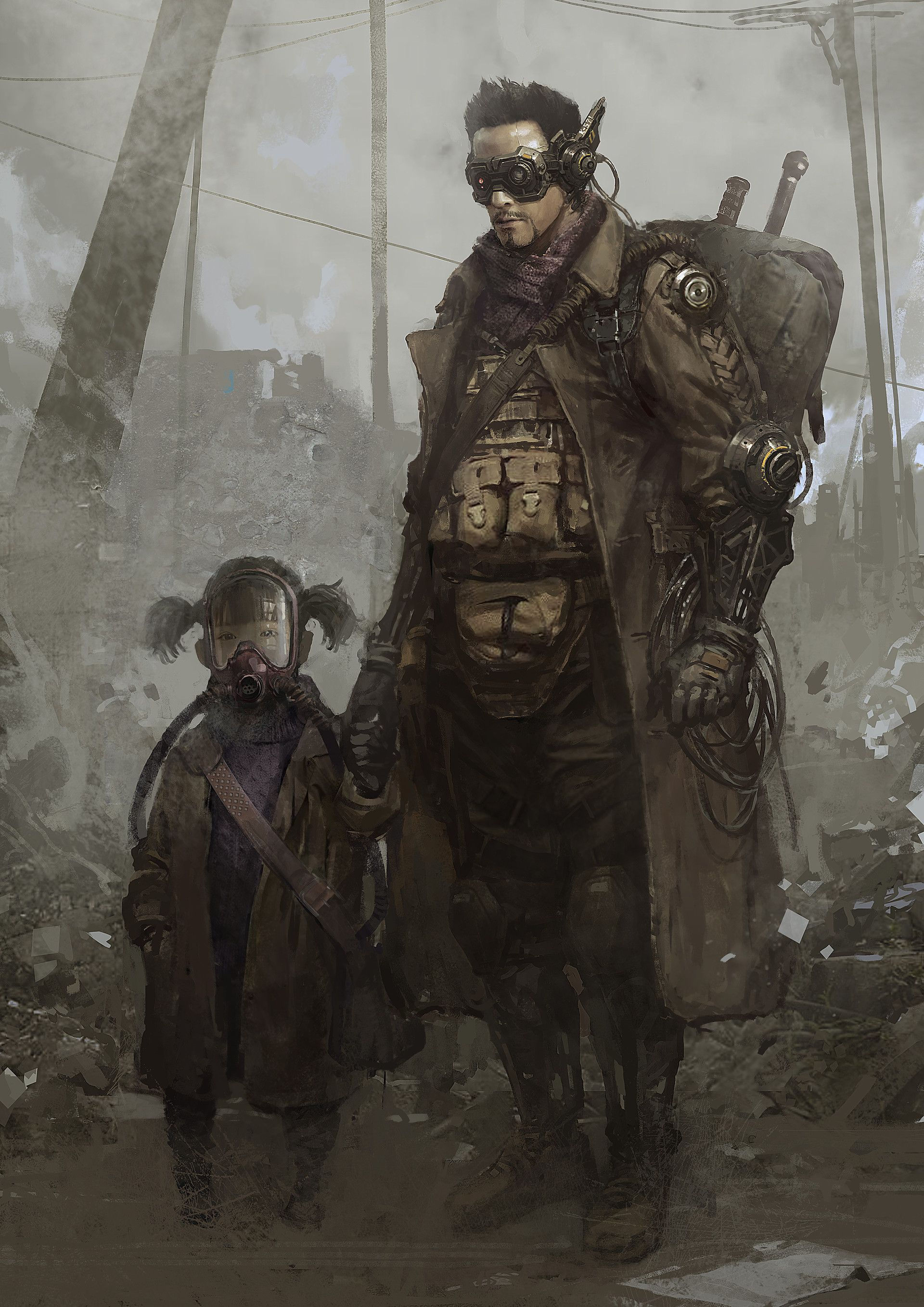 Wallpaper #uWhoHJMBSpphPi3-SyK817 Artstation 121 Su Jian Post Apocalyptic Art Apocalypse Art Post