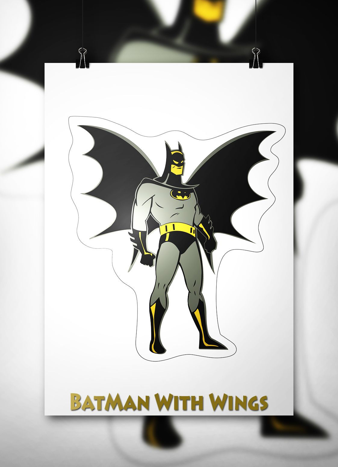 Wallpaper #lRm9HY8BtGB6xQ78UHdy41 Batman with Wings Drawing by Mahir Batman Drawings Character