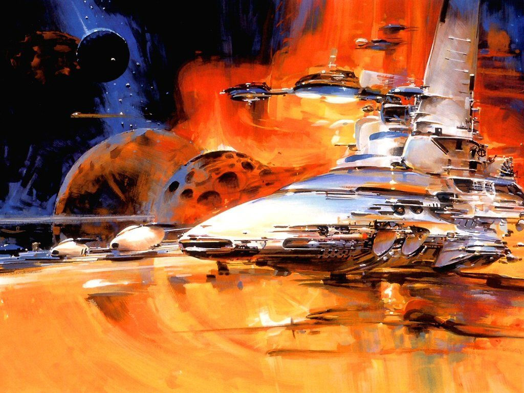 Wallpaper #VWhCJJMBSpphPi3-mDj990 John Berkey John Berkey Science Fiction Artwork Berkey