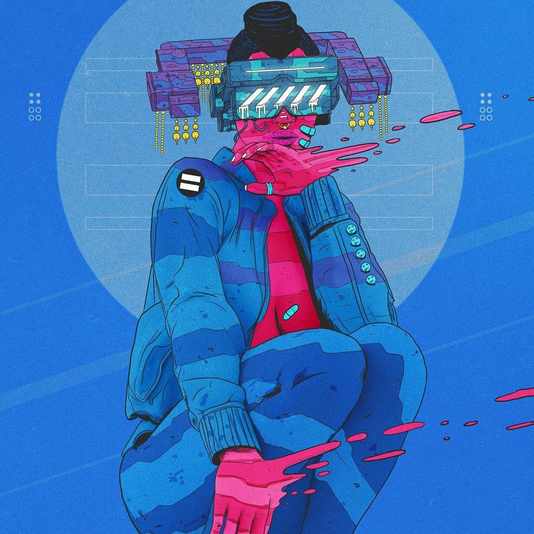 Wallpaper #u32D9I4Bnwiau_P6_A8Z37 Hachirokunekken Cyberpunk 2020 Arte Cyberpunk Cyberpunk Aesthetic