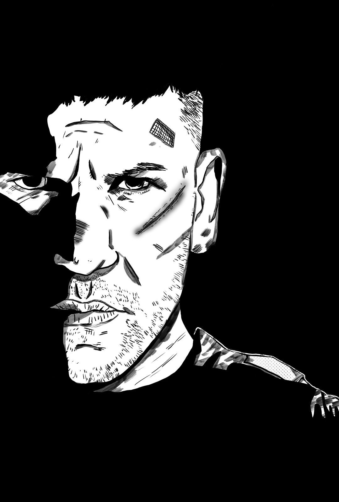Wallpaper #KEC6L5MBJhL2WPbaNL4t38 I Drew Jon Bernthals Punisher I Hope You Guys Like It and Id