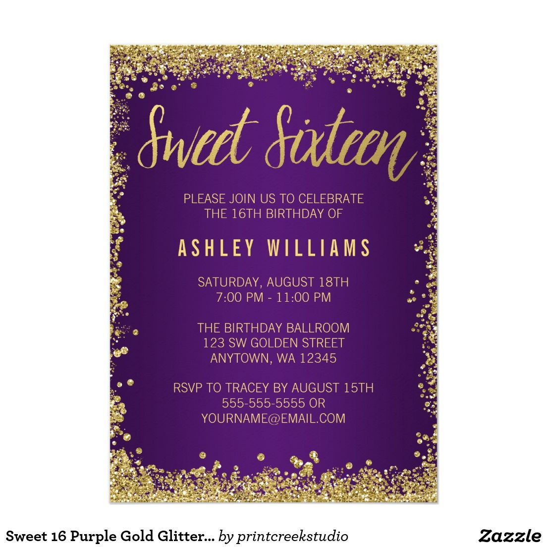 Wallpaper #nDEINpMB5zzyi_yYPFiv253 Violet Bokeh Stars 21st Birthday Party Invitations