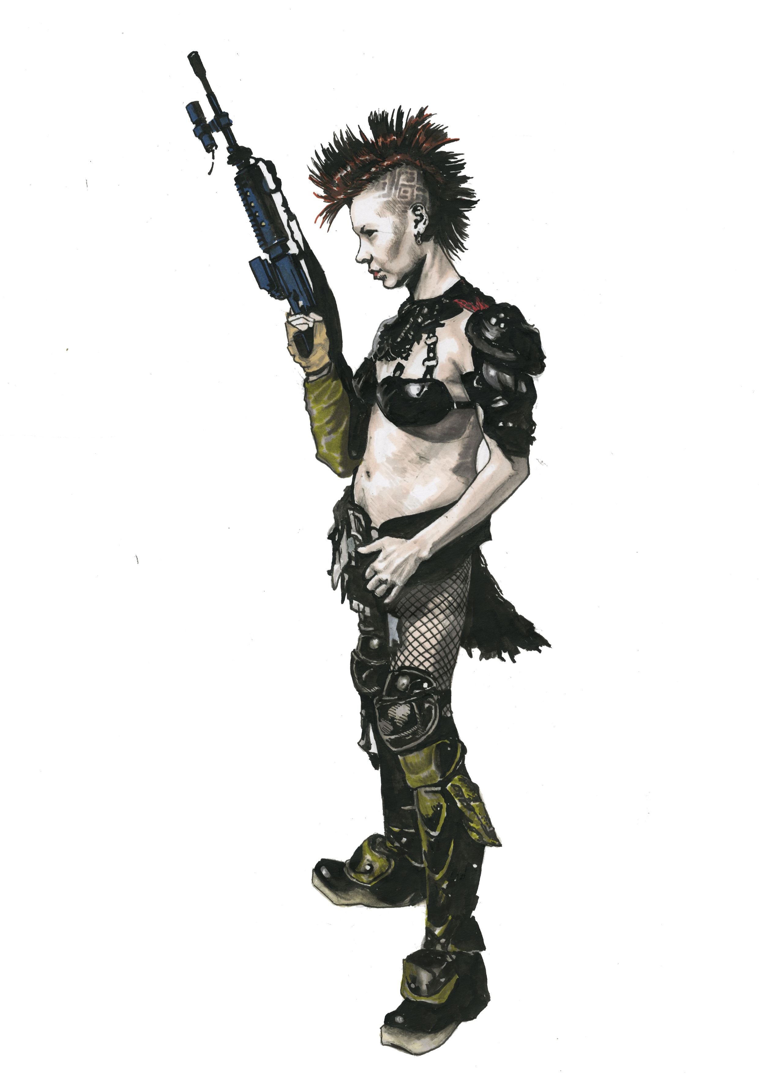 Wallpaper #oJl_P5MBUcASHT6nQswf41 A Picture of a Facebook Friend Atomic Punk Wasteland Warrior Bounty